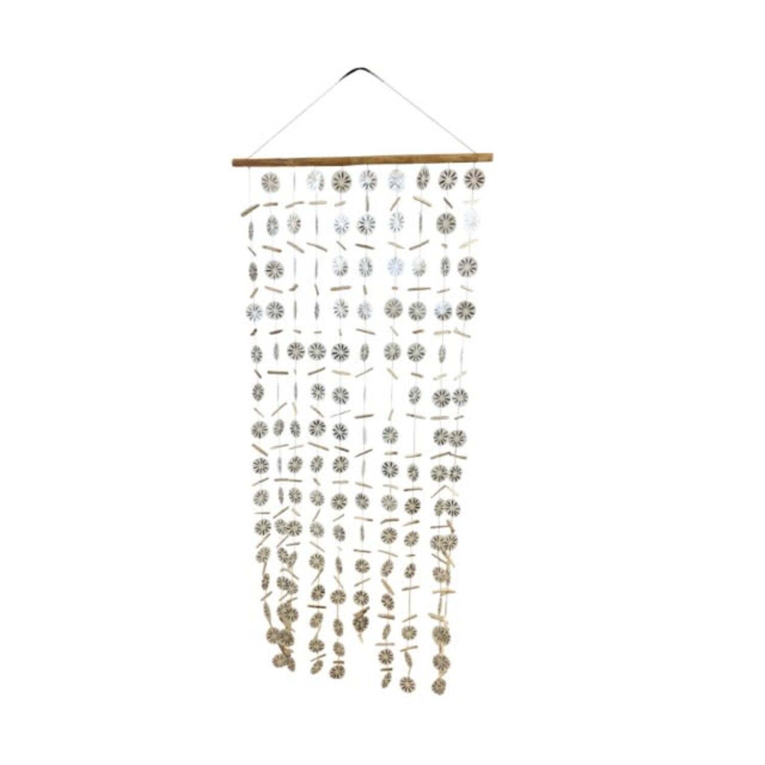 Mobile capiz curtain 78x1x178cm