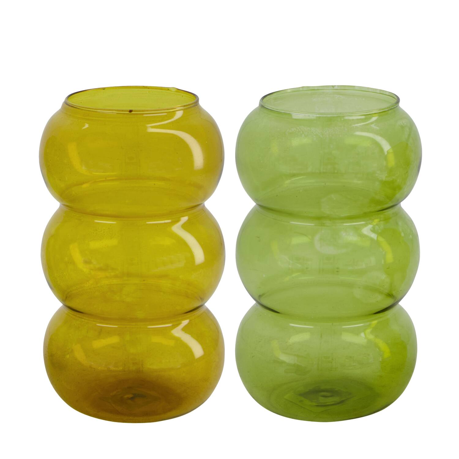 Vase glass Ø8.5x14cm C/2