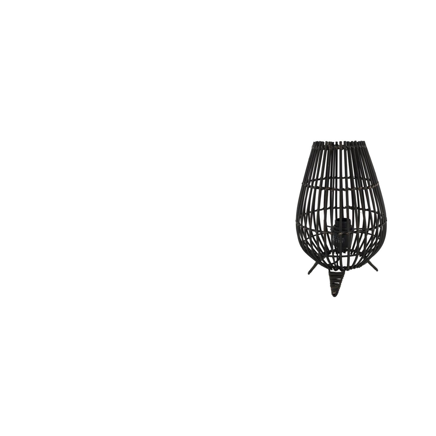 Table lamp bamboo 22x22x35cm