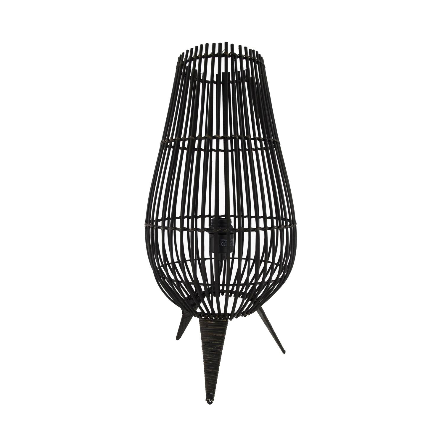 Floor lamp bamboo 28x28x58cm