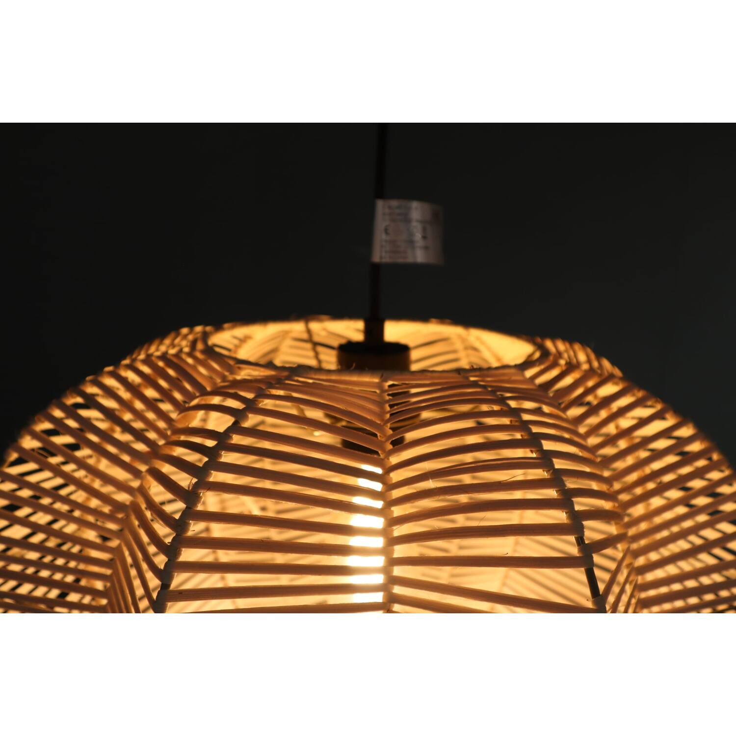 Ceiling light rattan 45x45x25cm
