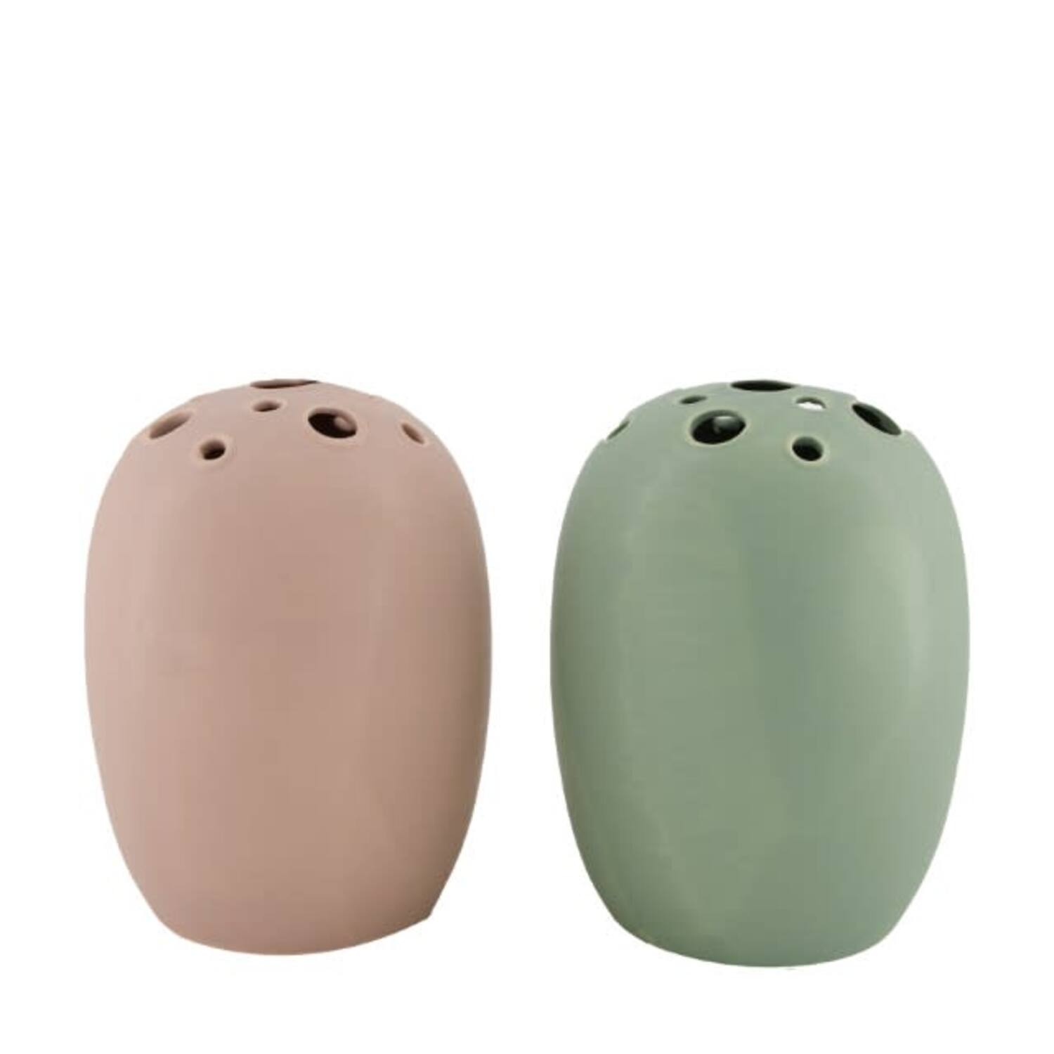 Vase porcelain Ø15x21cm C/2
