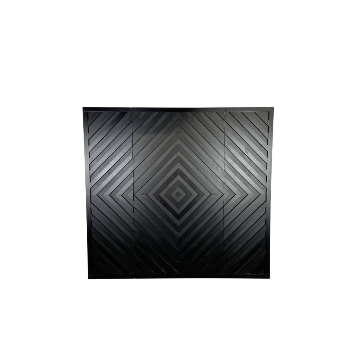 Wall art mdf 118x1.7x110cm