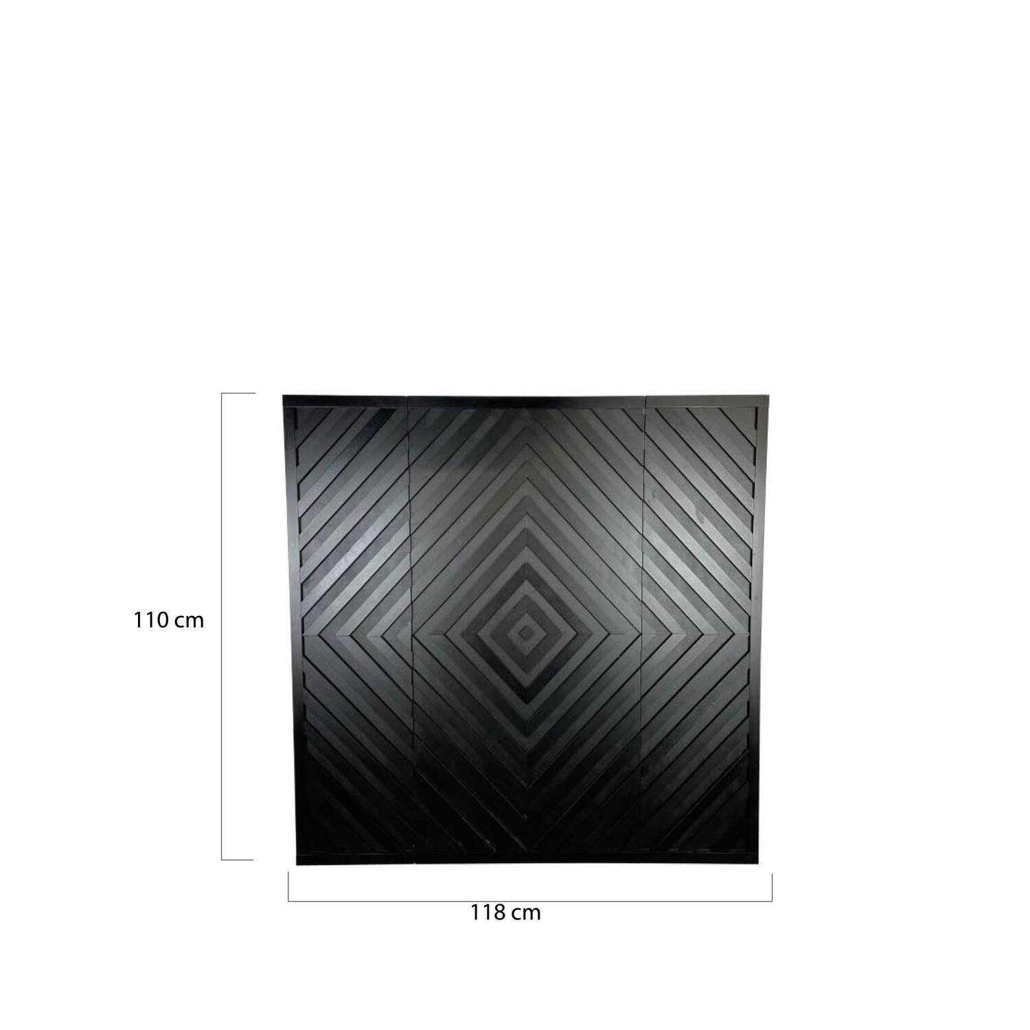 Wall art mdf 118x1.7x110cm