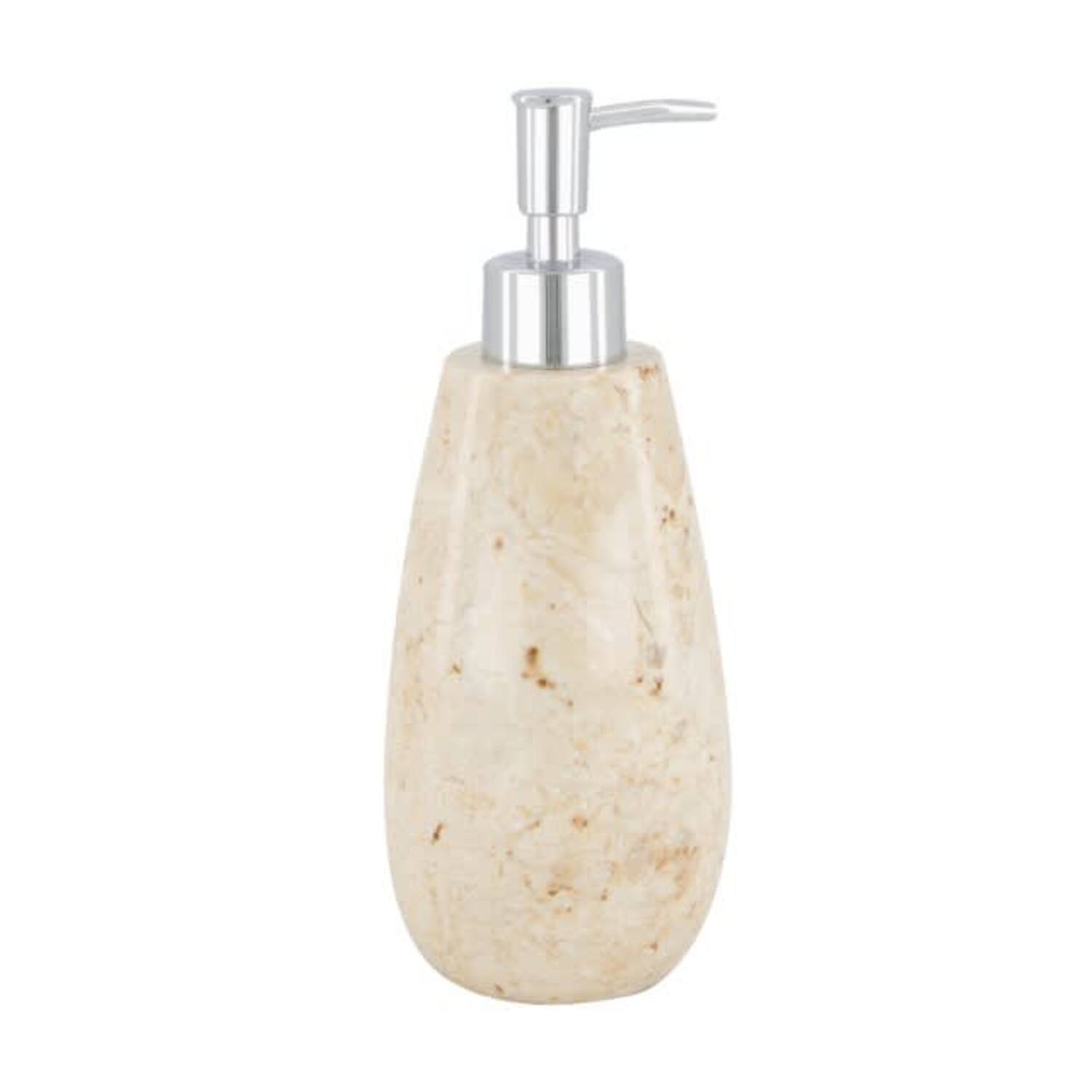 Soap dispenser stone 8x8x21cm