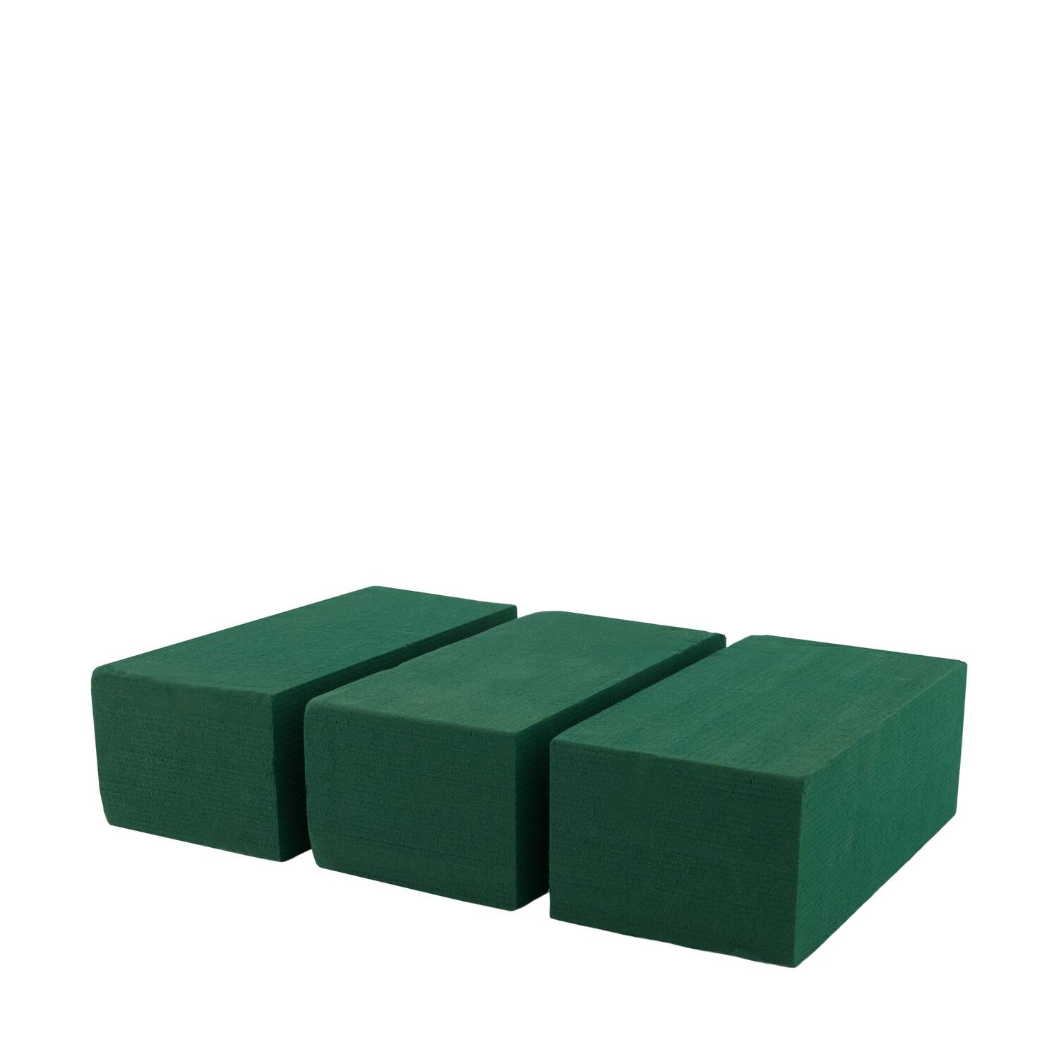 Floral foam rectangular packed foam 20x10x8cm 3pc