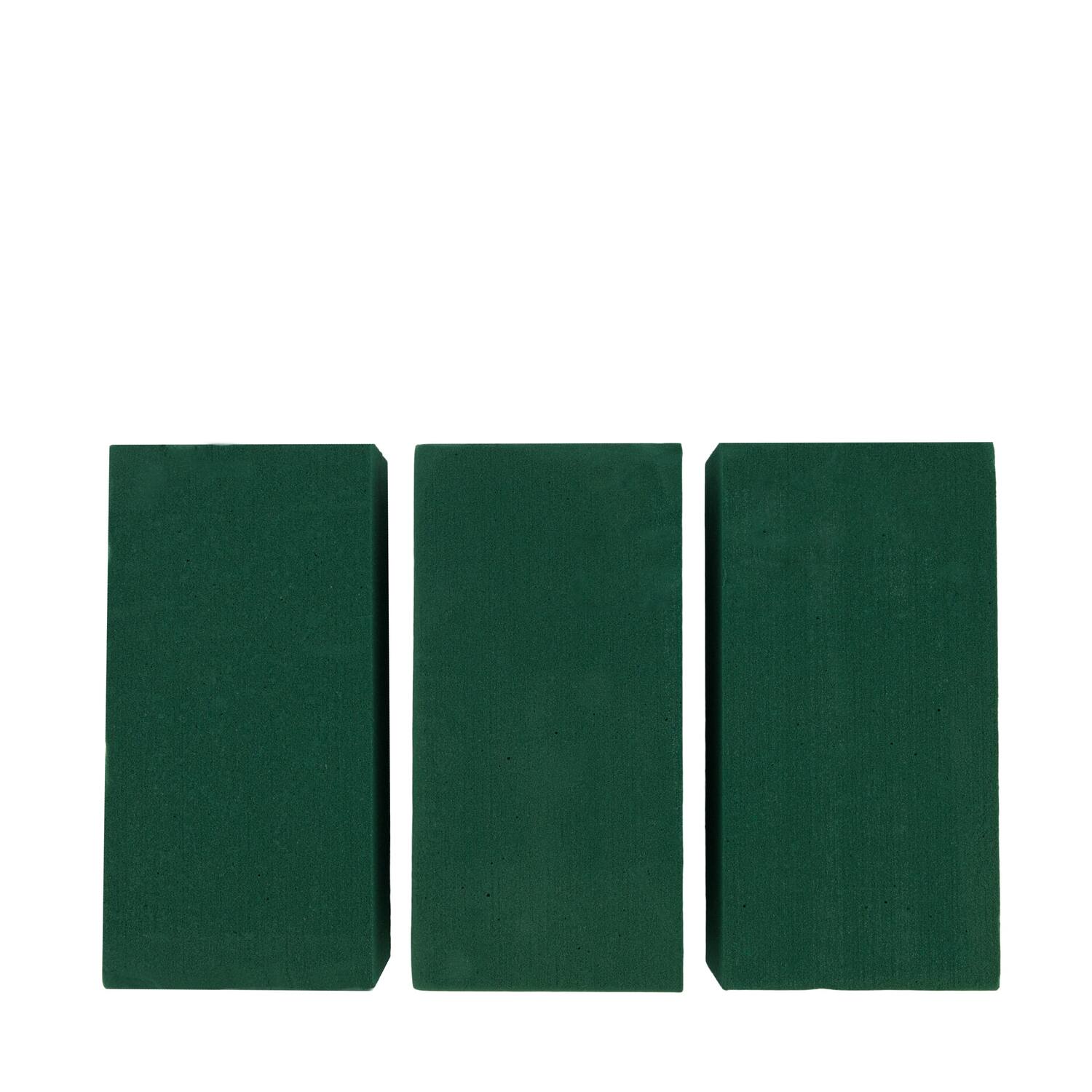 Floral foam rectangular packed foam 20x10x8cm 3pc