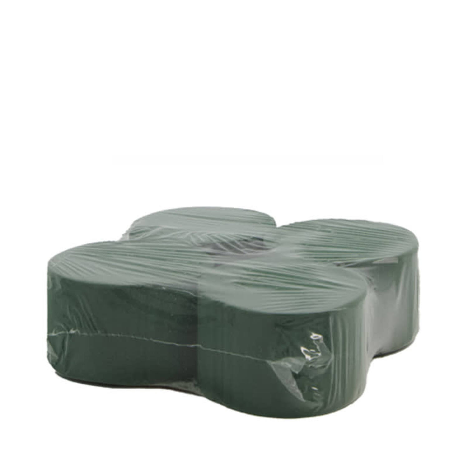 Floral foam round packed foam 8x8x5cm 4pc - Natural