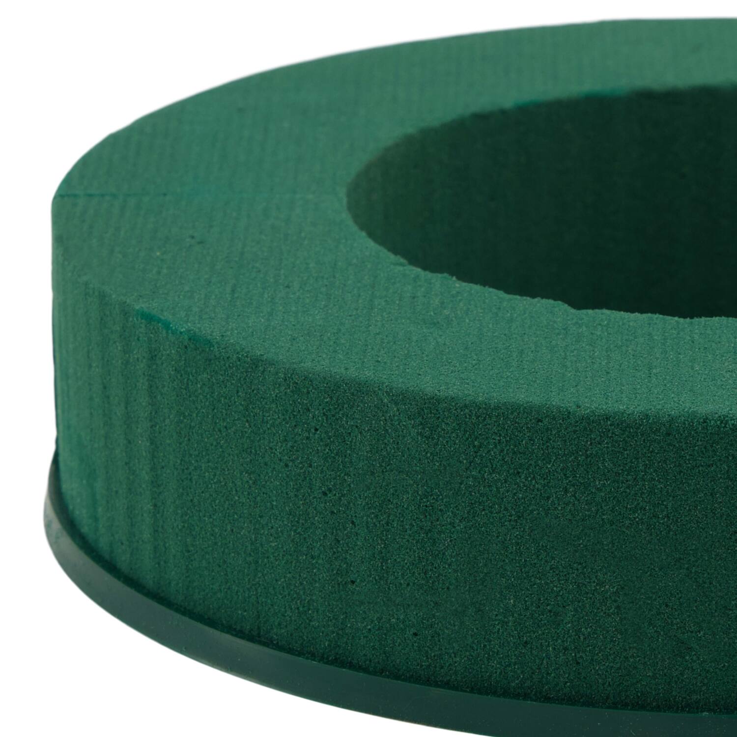 Floral foam ring packed foam 20x20x4.5cm - Natural