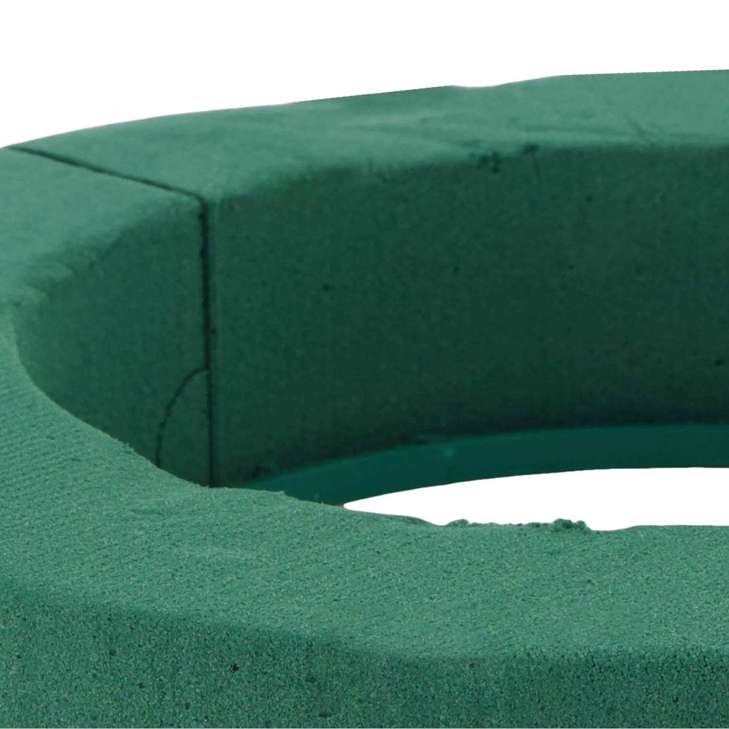 Floral foam ring packed foam 25x25x5cm - Natural