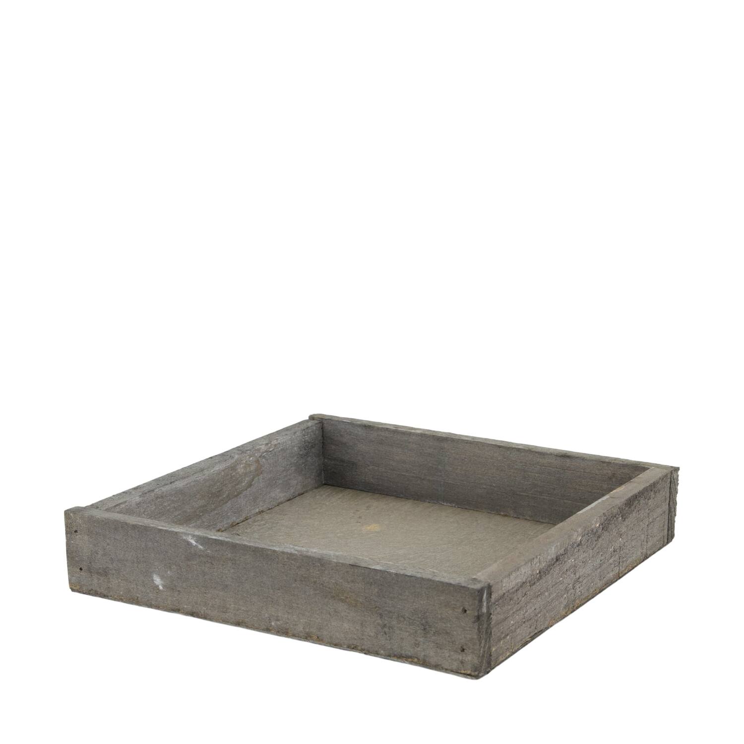 Tray square fir wood 20x20x4cm
