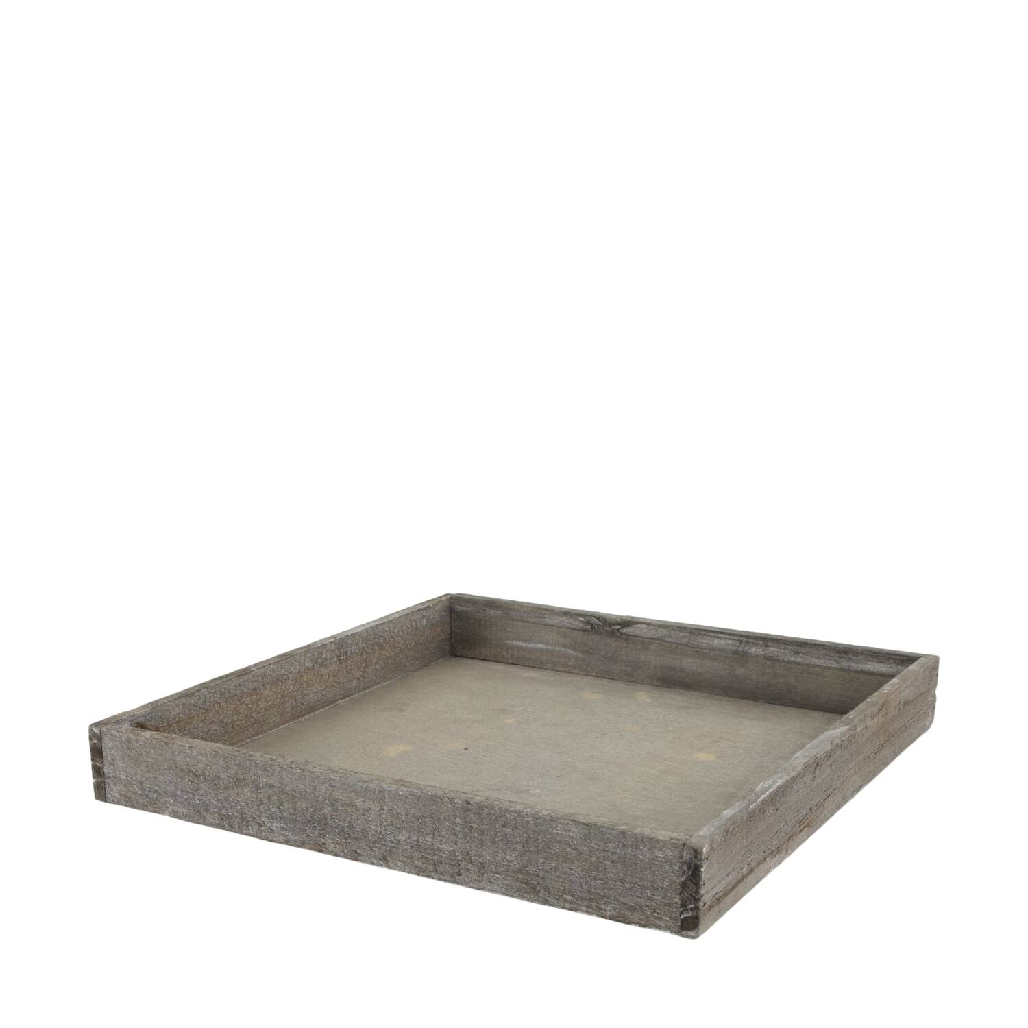 Plateau - Carre - Bois depicea - 30x30x4cm - Naturel