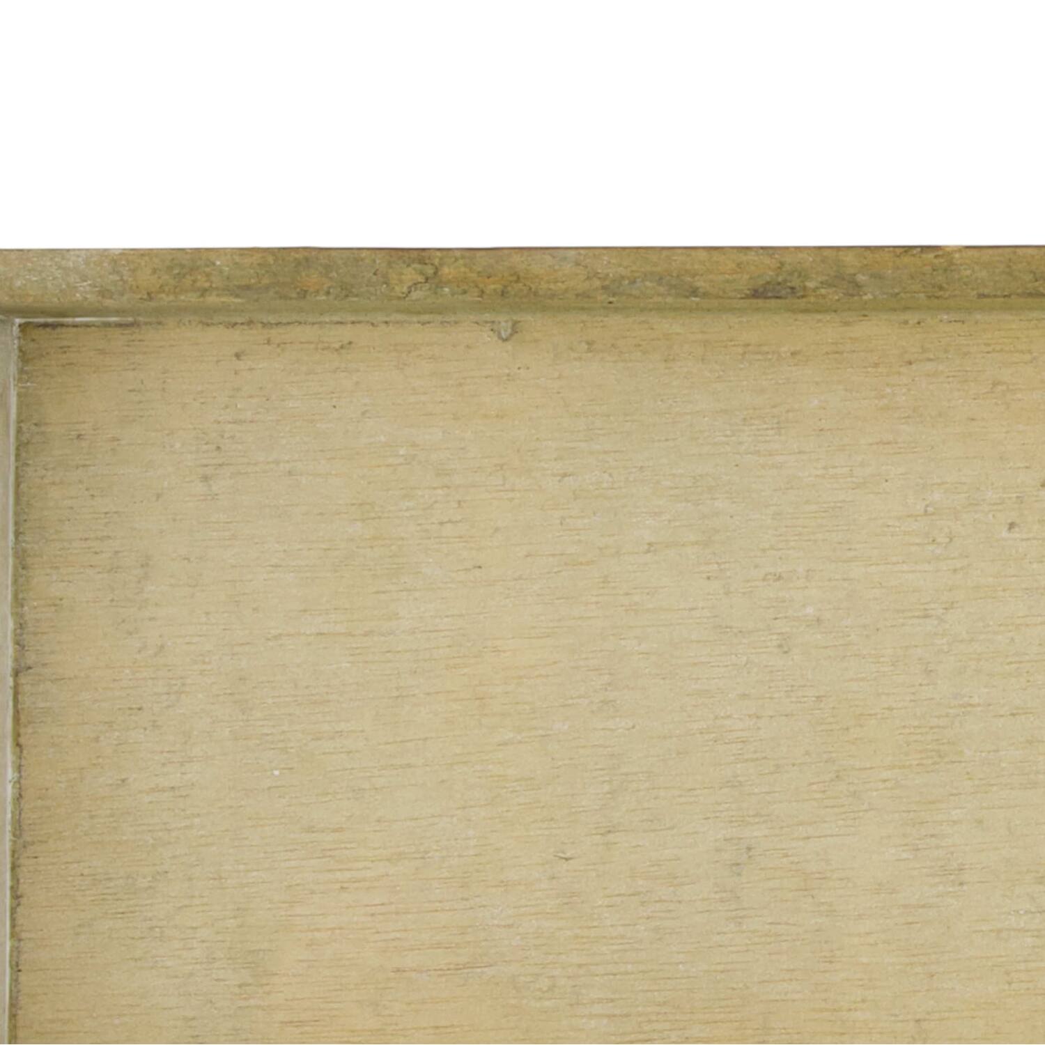 Tray rectangular fir wood 42x14x3cm