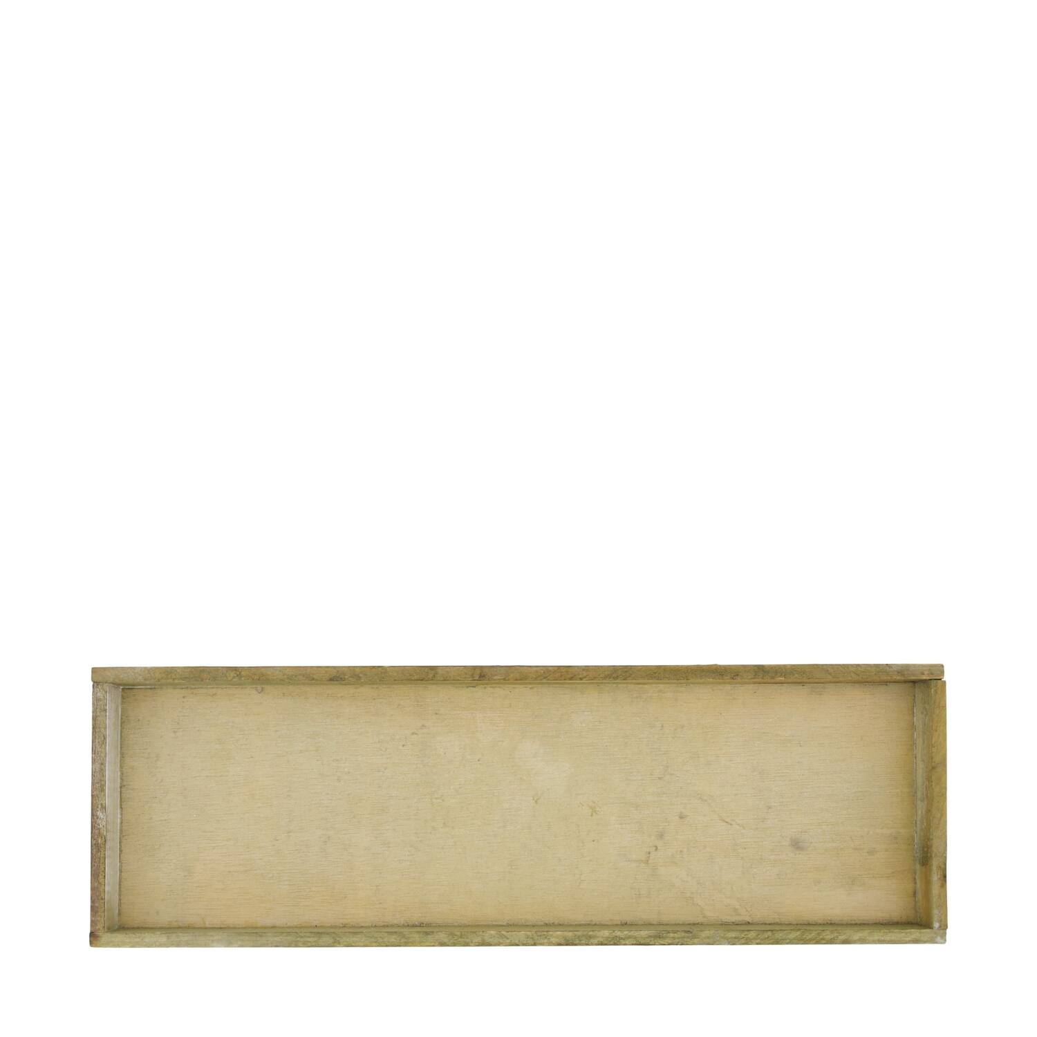 Tray rectangular fir wood 42x14x3cm