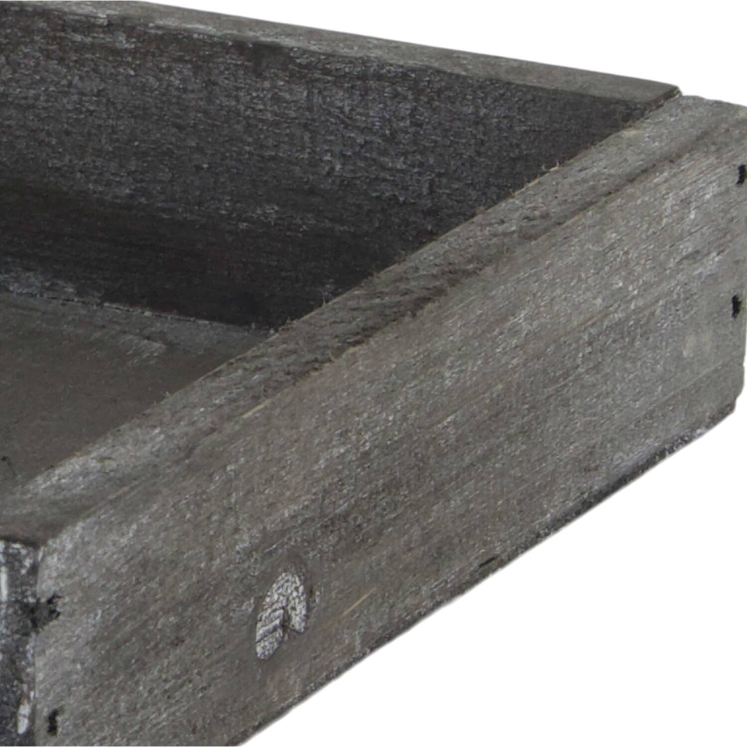 Tray square fir wood 14x14x3cm