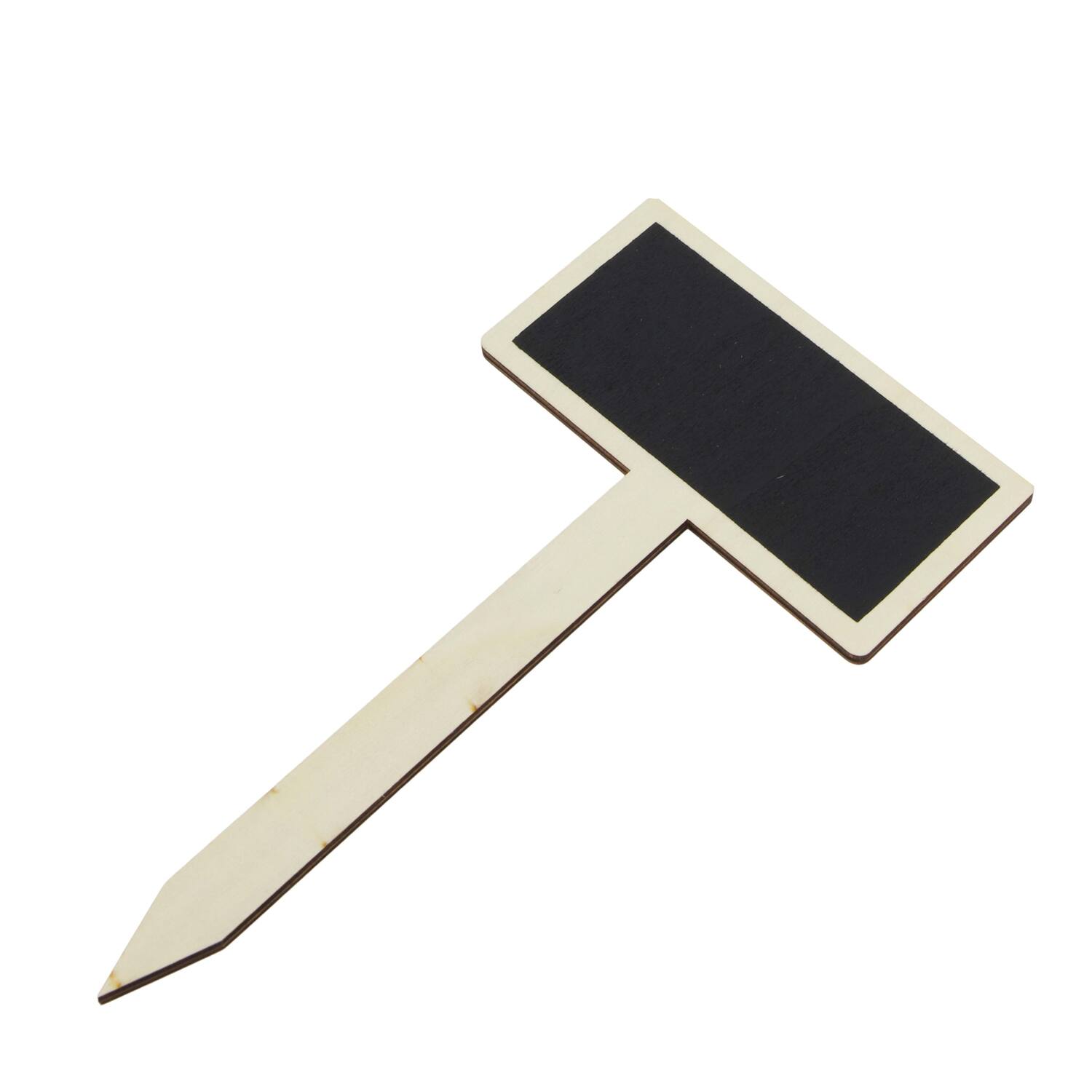 Plant marker blackboard plywood 12x0.5x22cm 5pc FSC 100%
