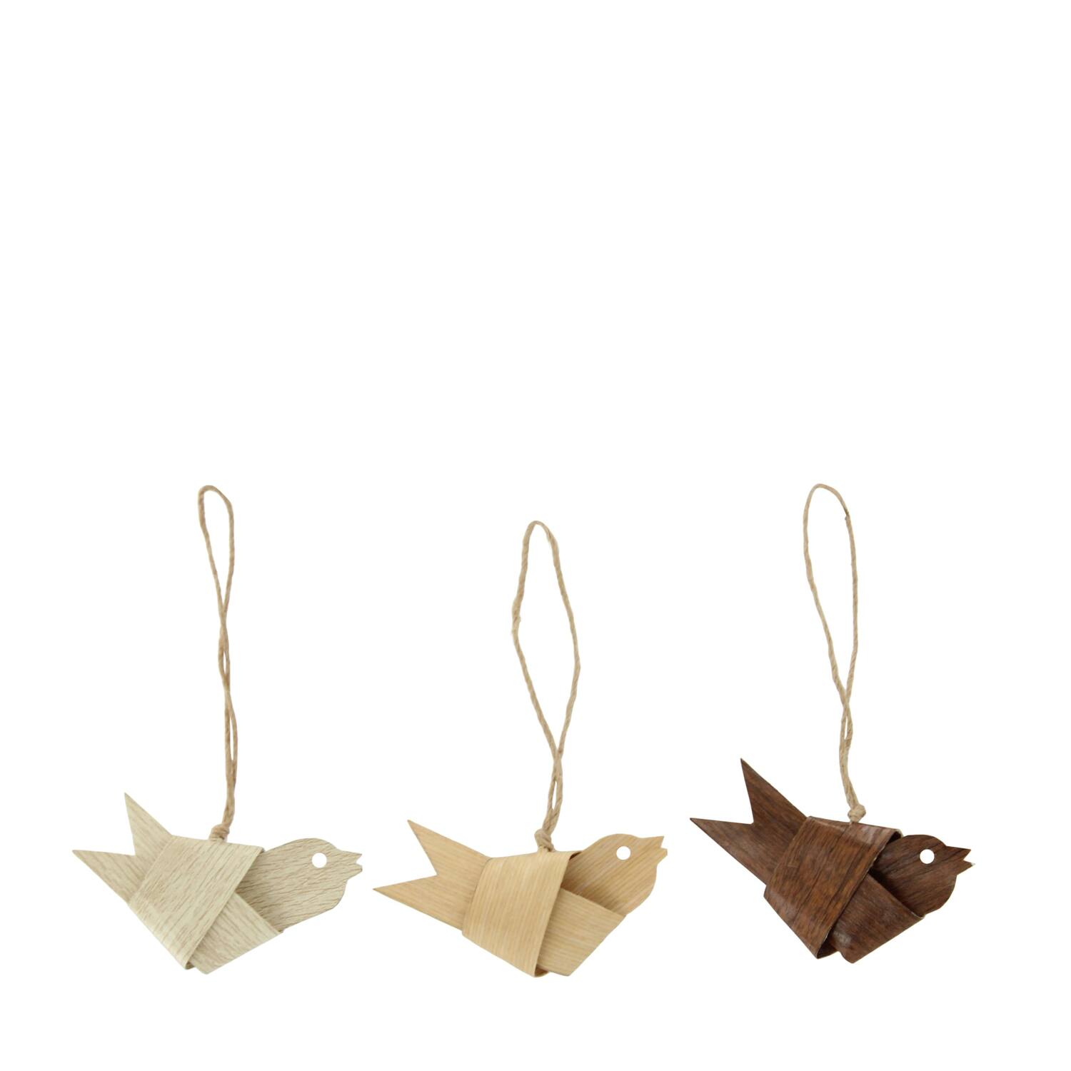 Hanger bird paper 10x6x1.5cm C/3 FSC Mix 100%