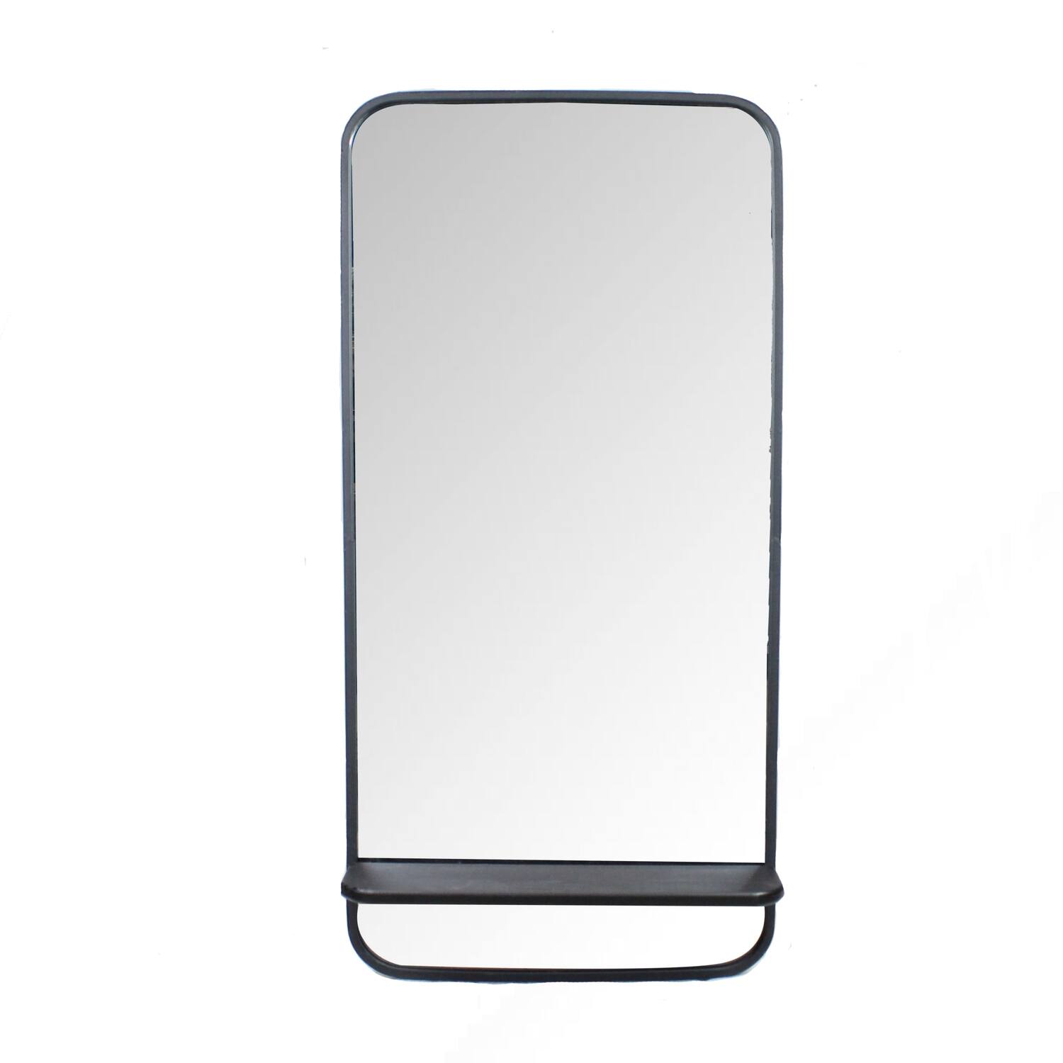 Mirror fir wood with metal 57.5x118.5x15.5cm FSC 100%