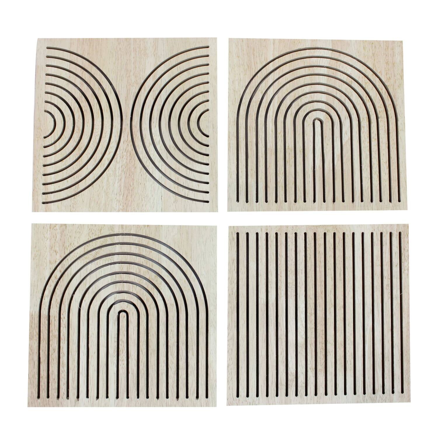 Wall art mdf 28x28x1.2cm A/4 FSC 100%