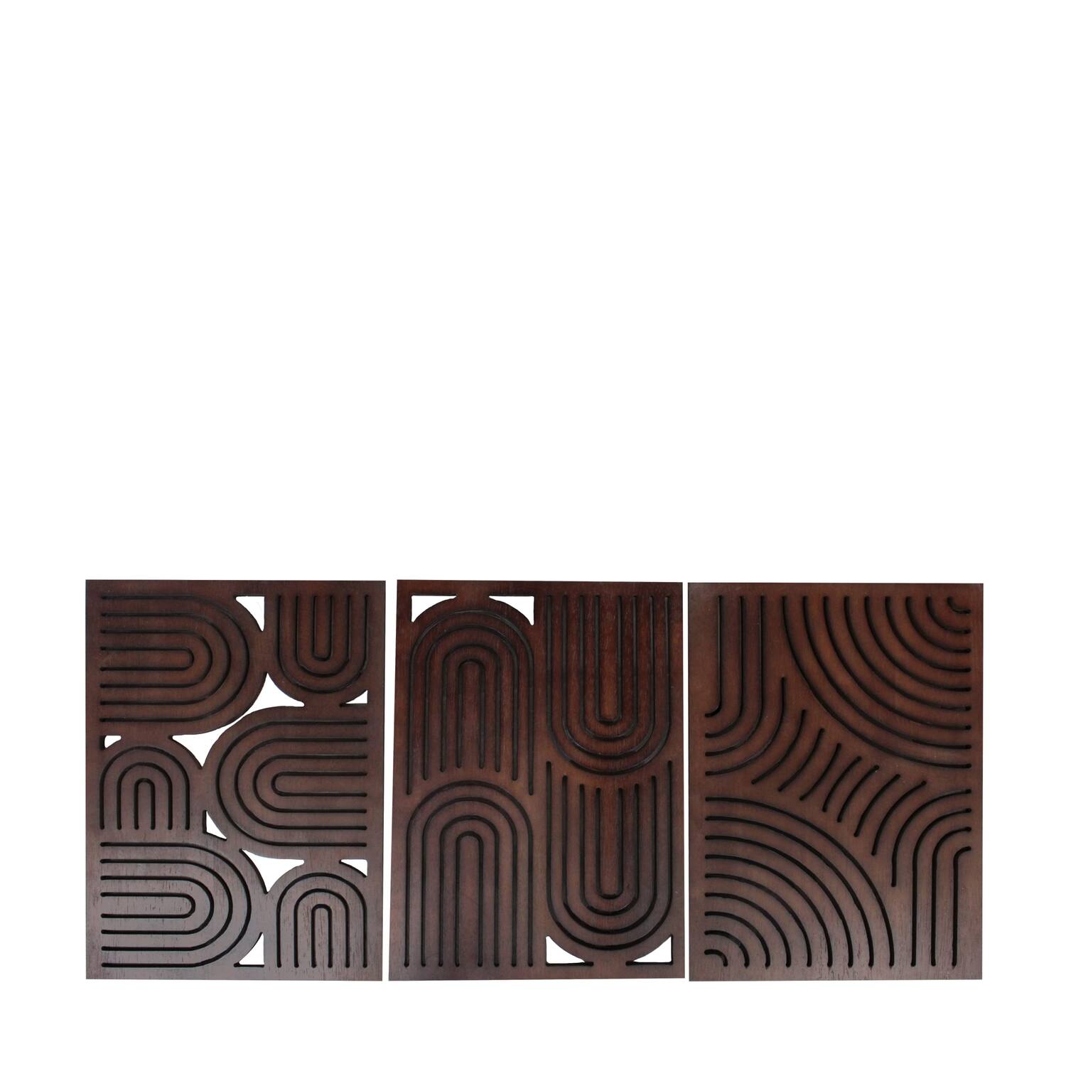 Wall art mdf 28x1.2x38cm  FSC 100% - Brown