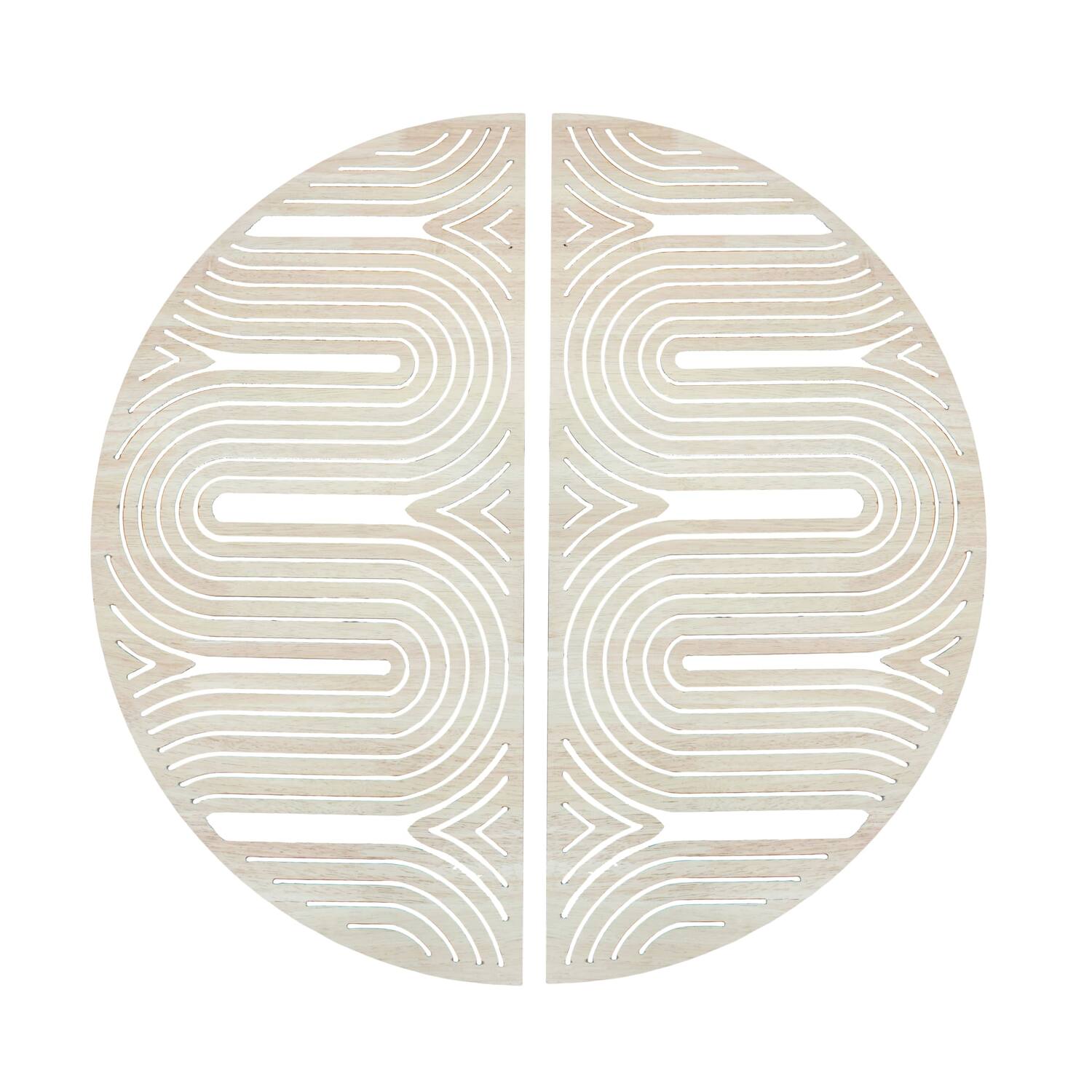 Wall art mdf 76x1.2x76cm FSC 100%