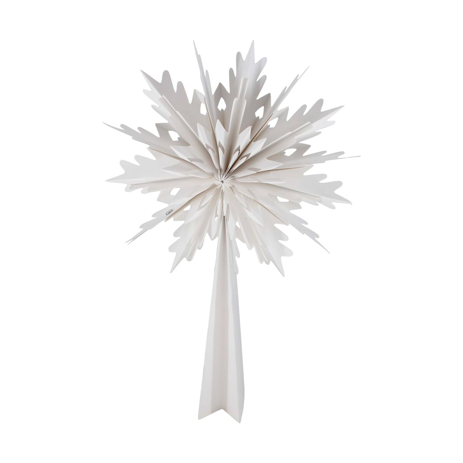 Star tree topper paper 30x7x45cm FSC mix 100% - White