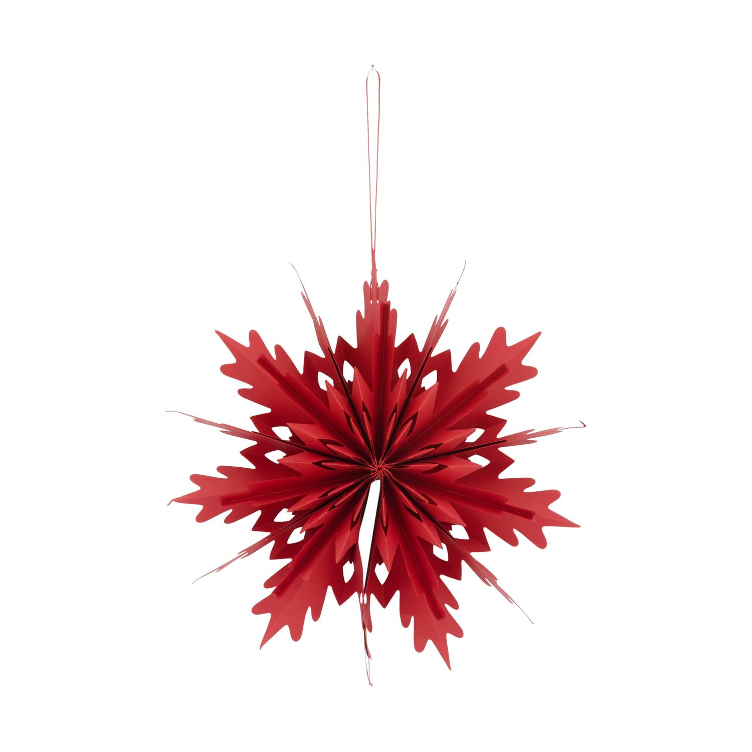 Hanger snowflake paper 30x7x30cm FSC Mix 100%