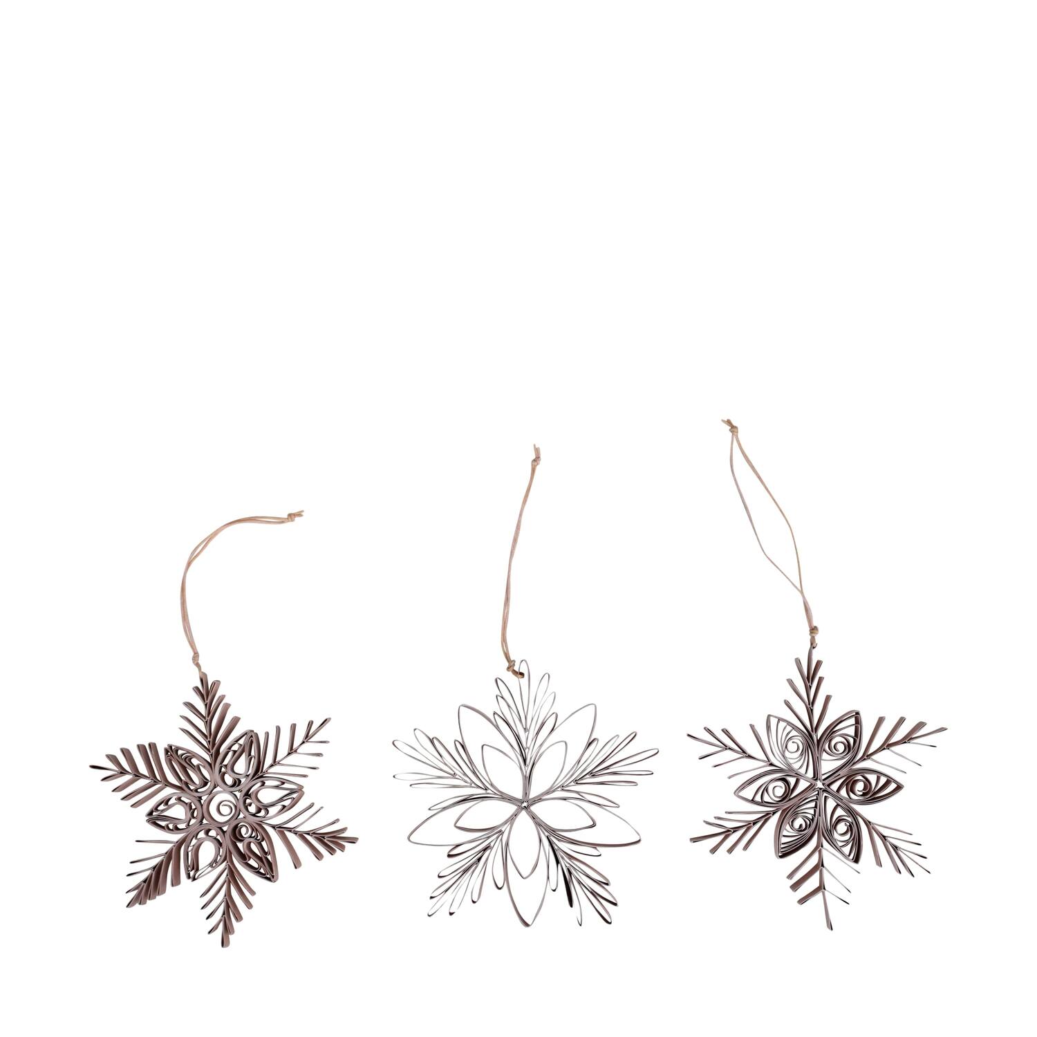 Hanger snowflake paper 13x1x13cm A/3 FSC Mix 100%