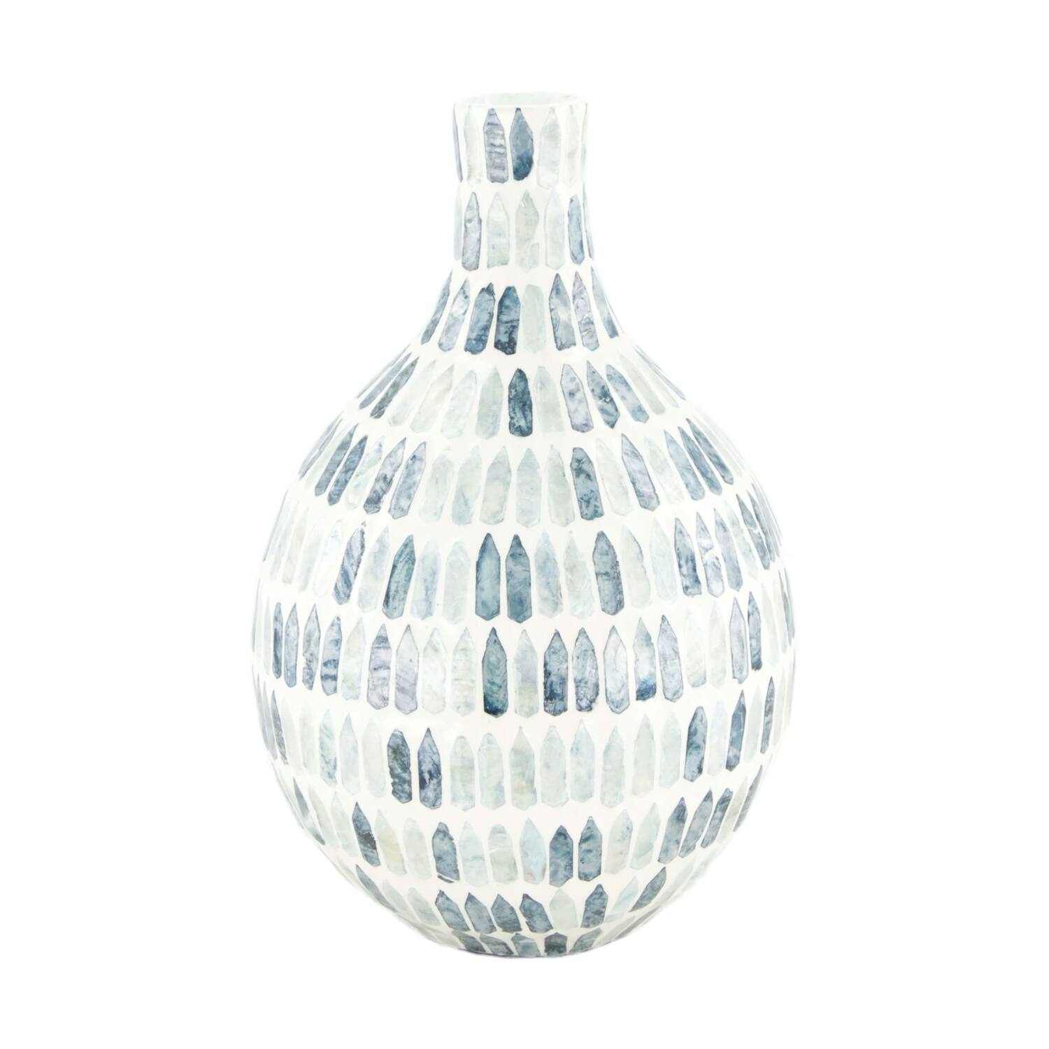 Bottle capiz / bamboo 18x18x29cm FSC 100%
