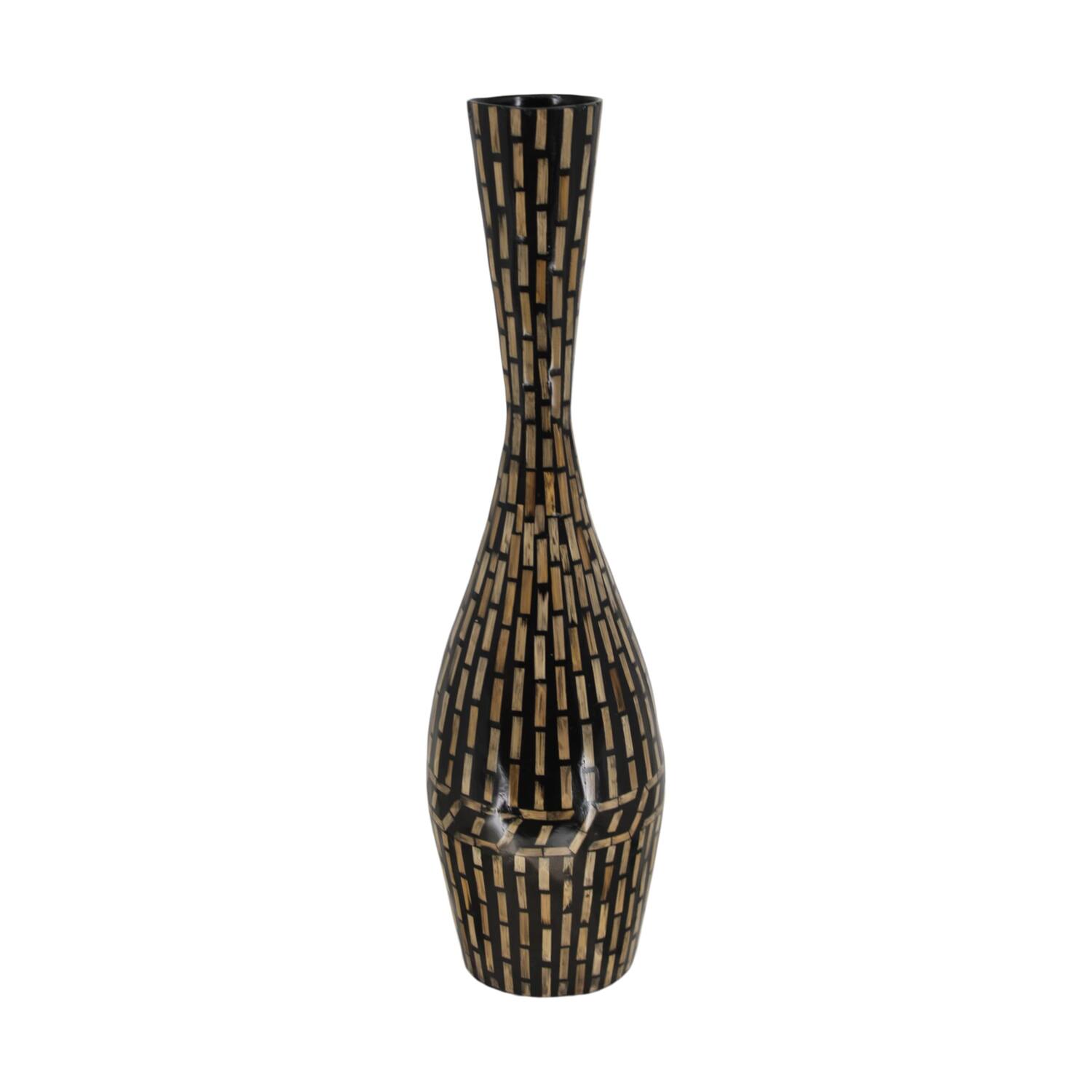 Vase bamboo 22x22x68cm FSC 100%