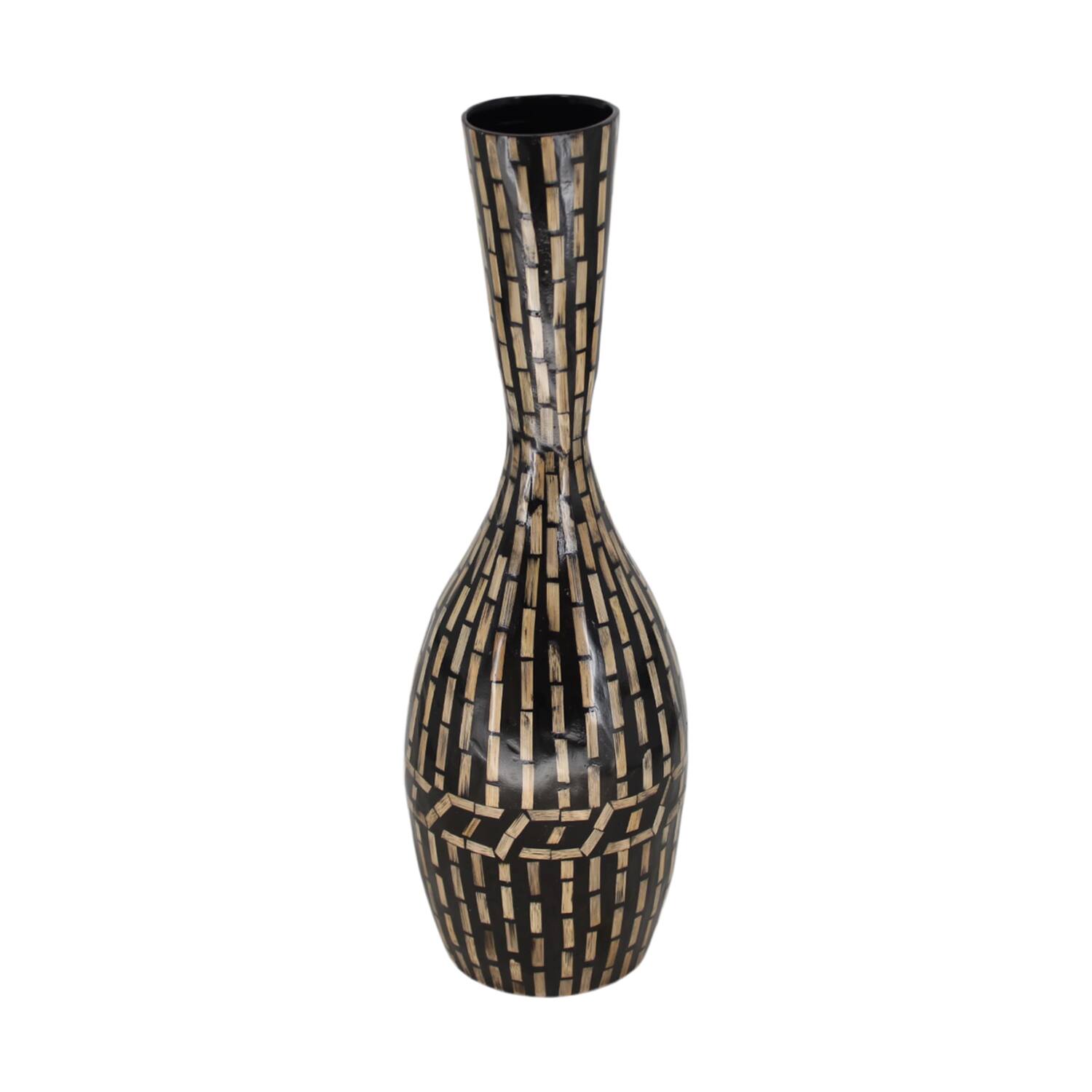 Vase bamboo 22x22x78cm FSC 100%