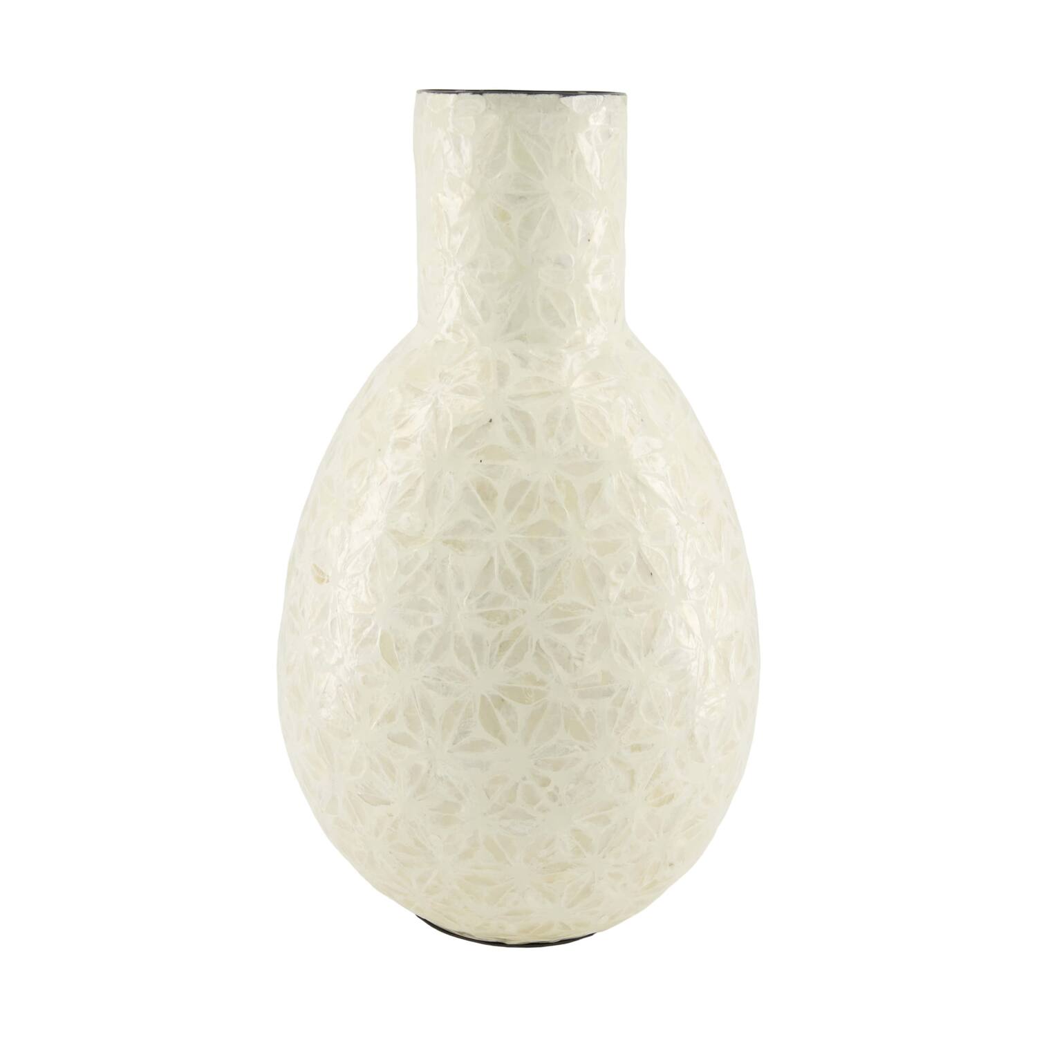 Vase capiz / bamboo 22x22x37cm FSC 100%
