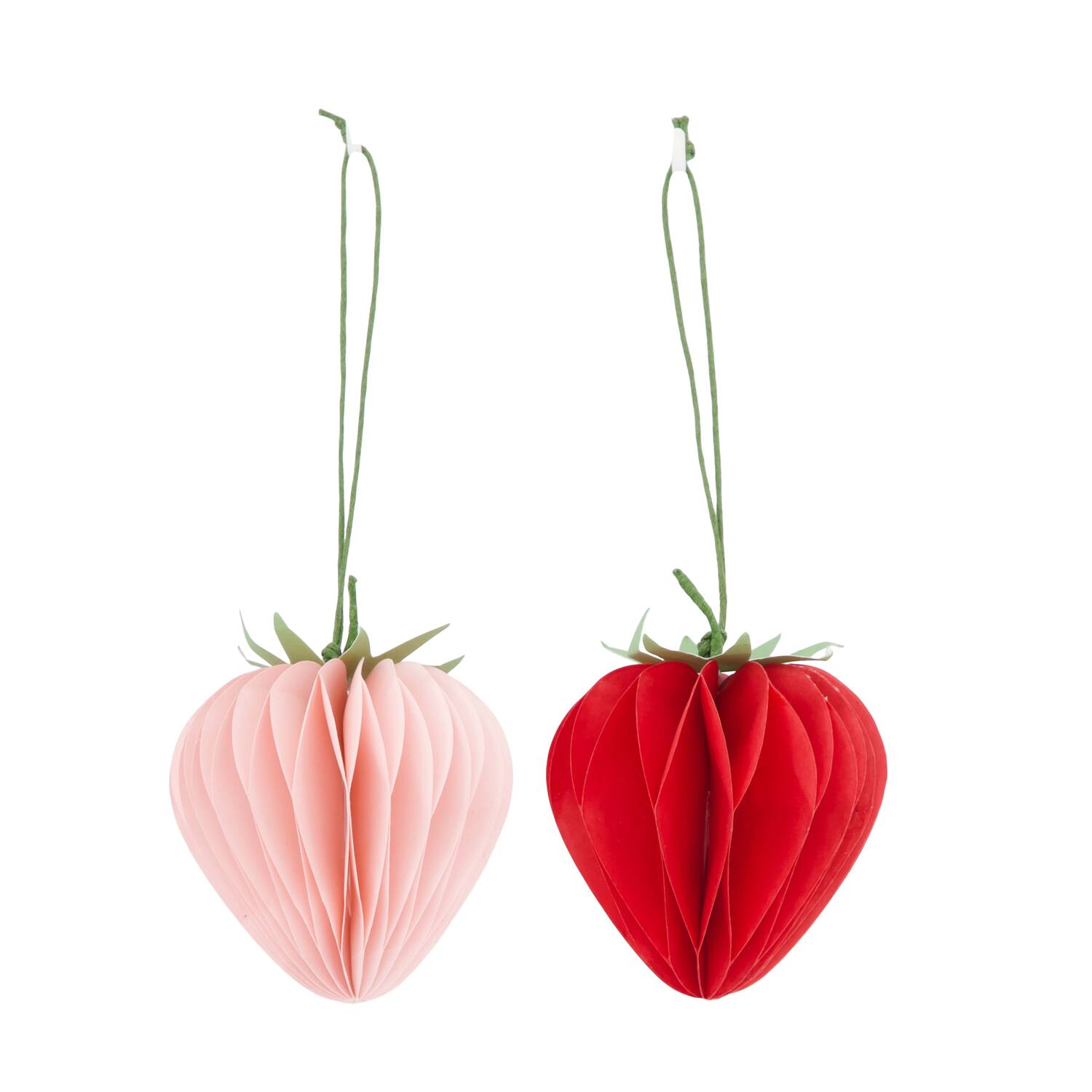 Hanger strawberry paper 6.5x6.5x8cm C/2 FSC Mix 100%