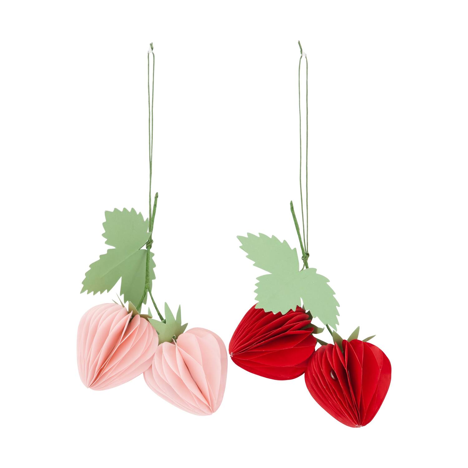 Hanger strawberry paper 13x6.5x18cm C/2 FSC Mix 100%
