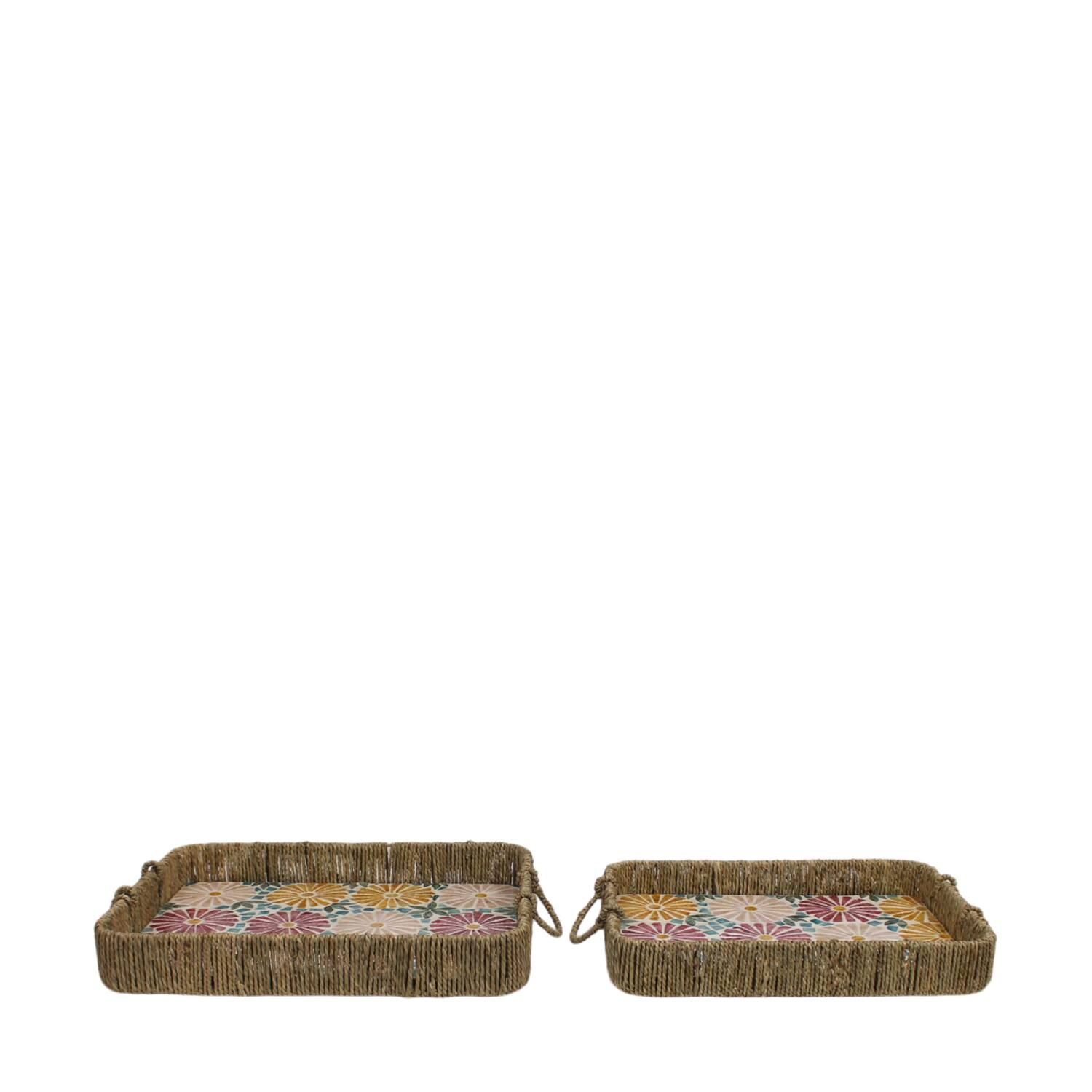 Tray rectangular mdf 45x35x7cm  FSC 100% - Multi