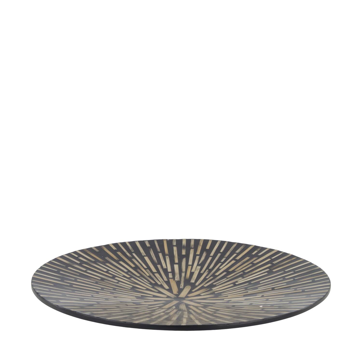 Plate round bamboo 38x38x4cm FSC 100% - Natural