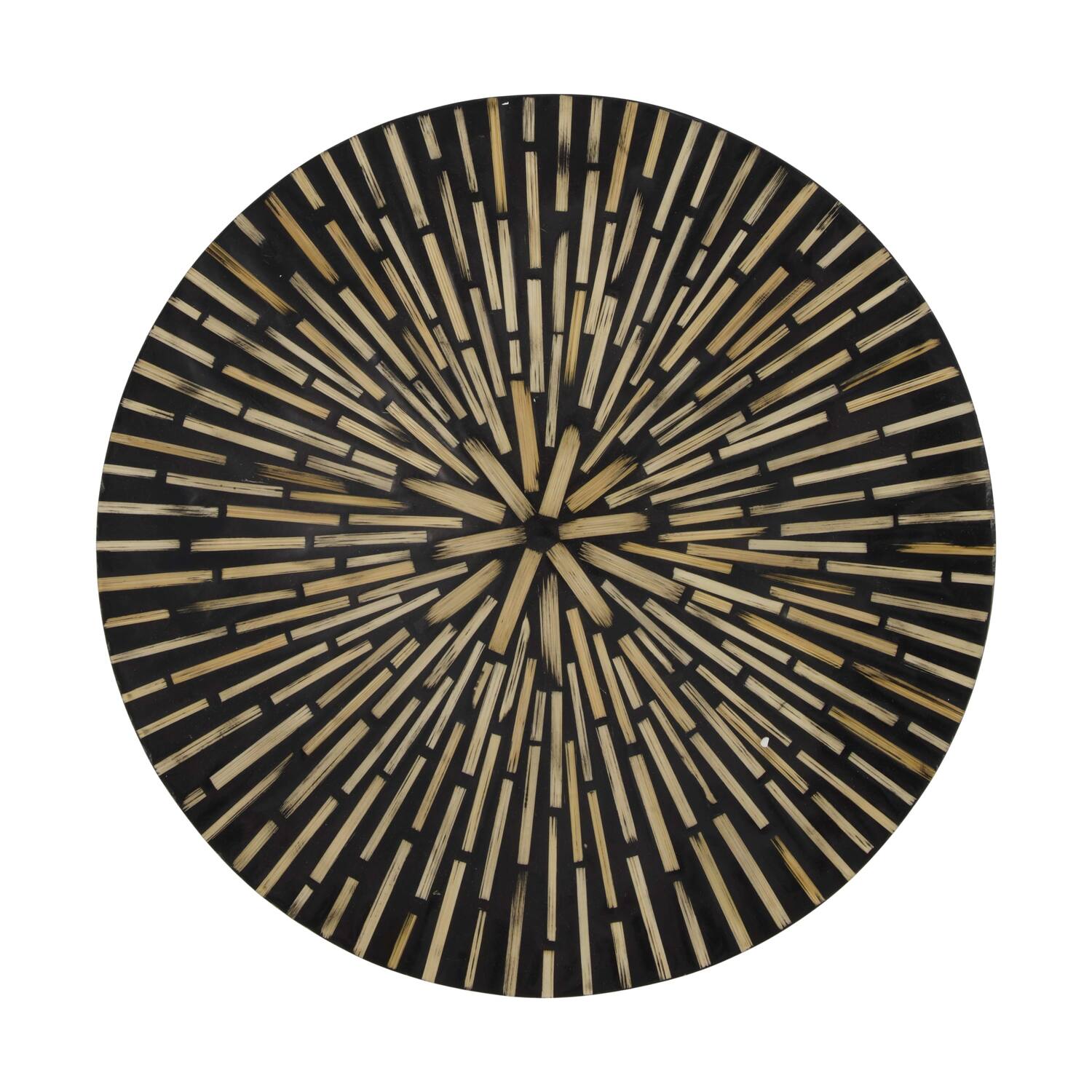 Plate round bamboo 38x38x4cm FSC 100% - Natural