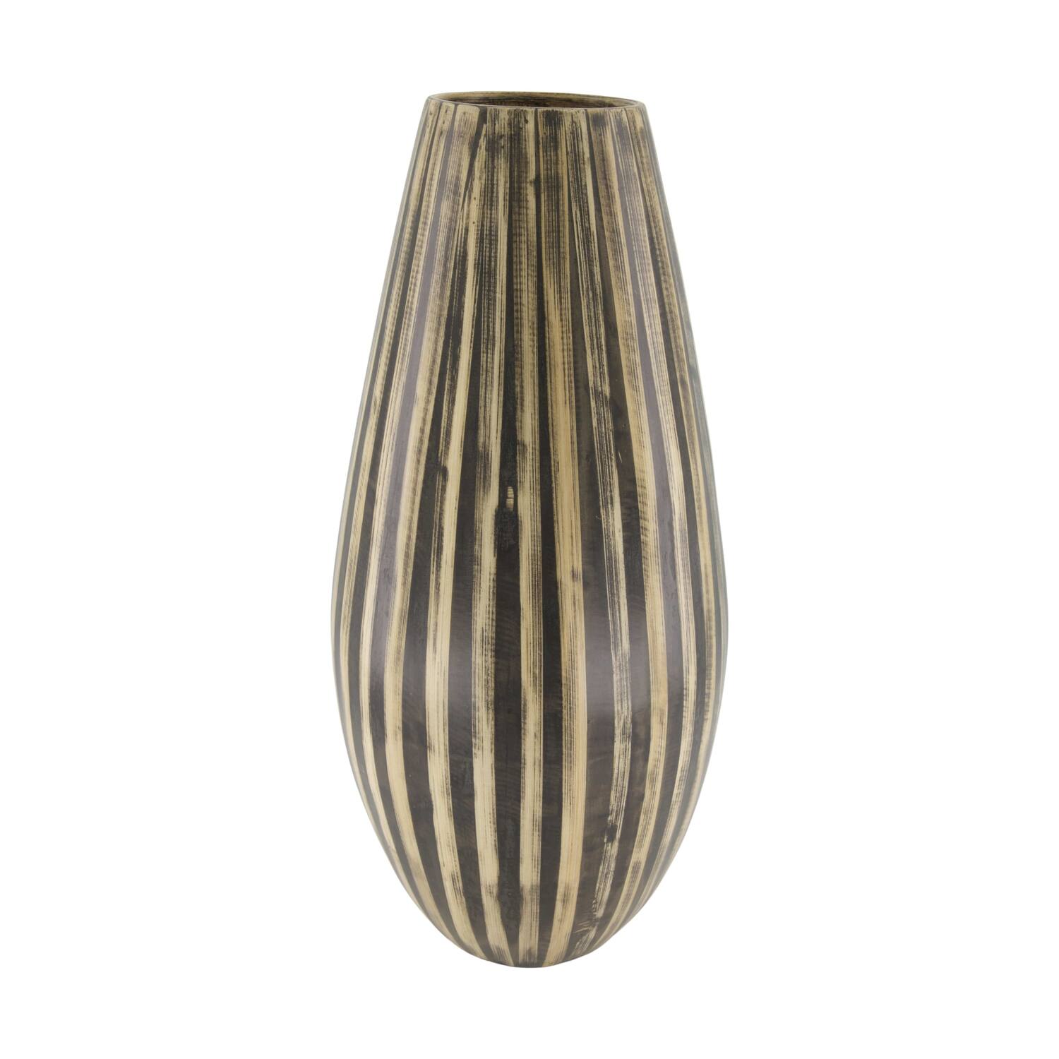 Vase bamboo 22x22x48cm FSC 100%