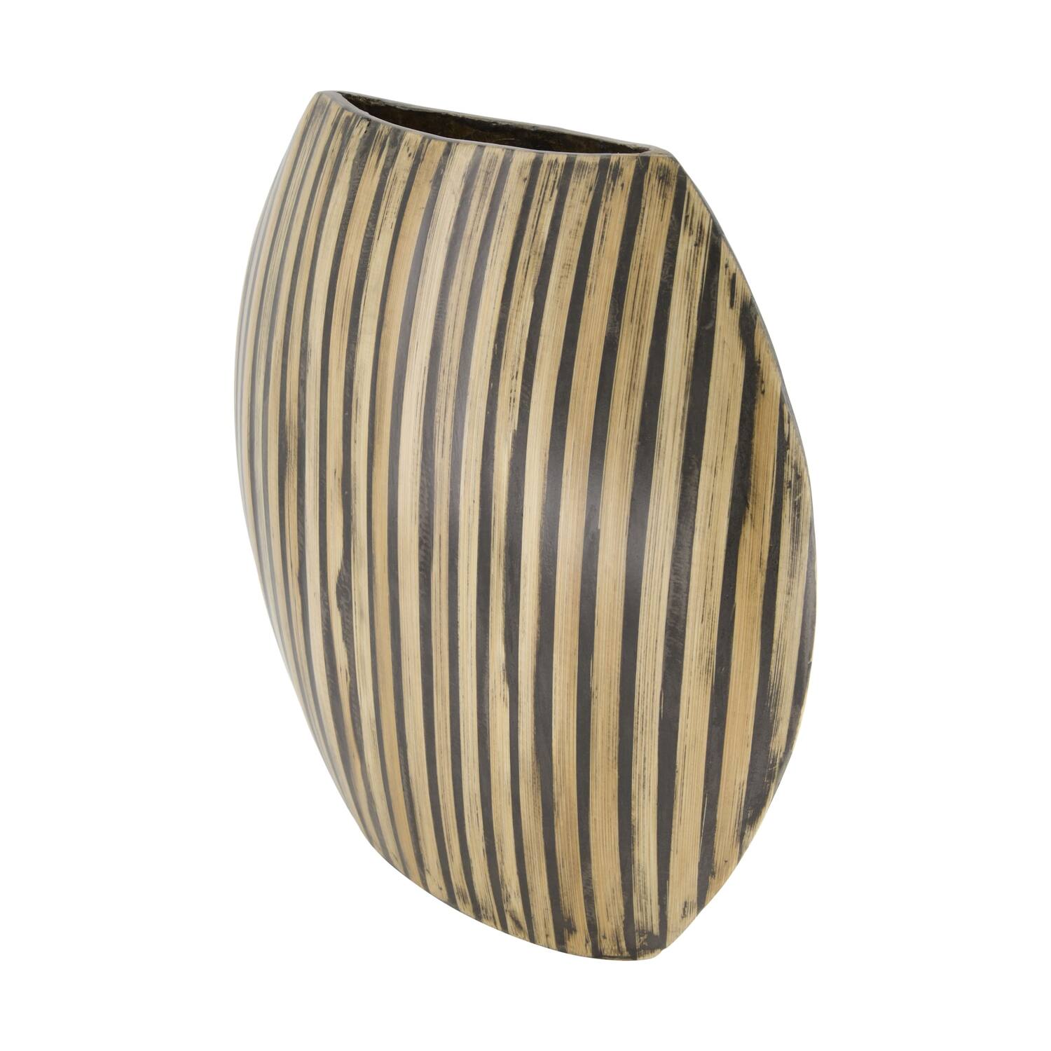 Vase bamboo 33x10x34cm FSC 100%
