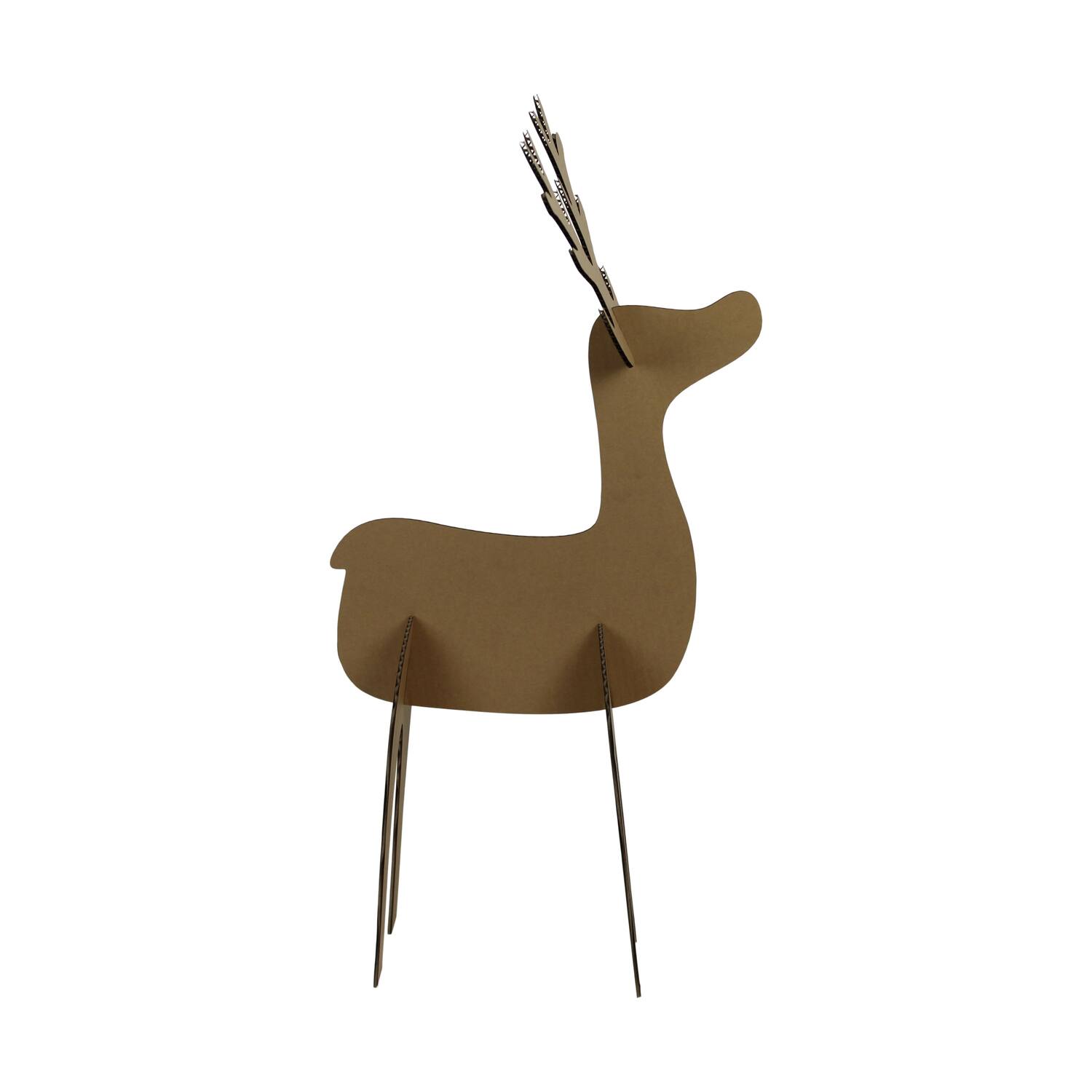 Reindeer carton board 39x37x78cm KD FSC Mix 100%