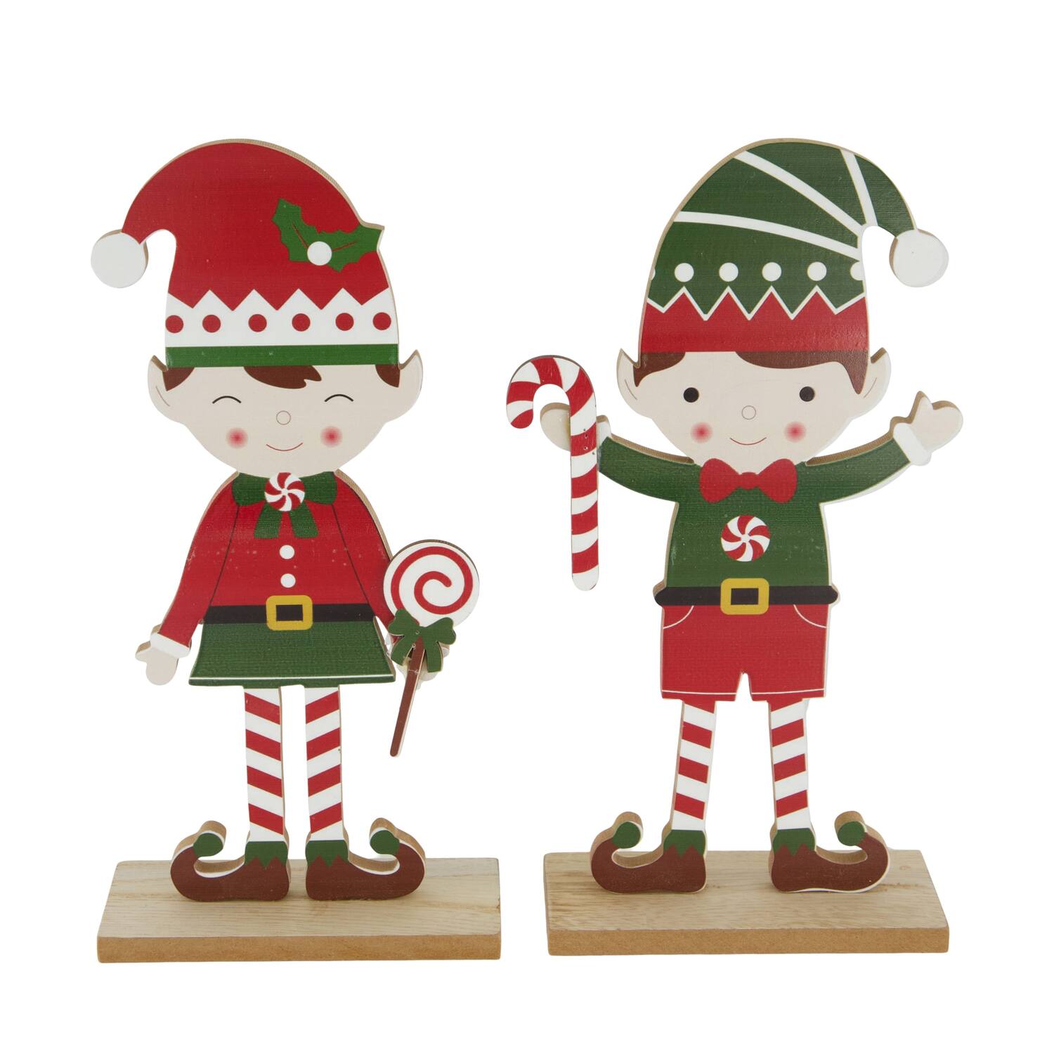 Figurine santas helper mdf 17x5x25cm A/2 FSC 100%