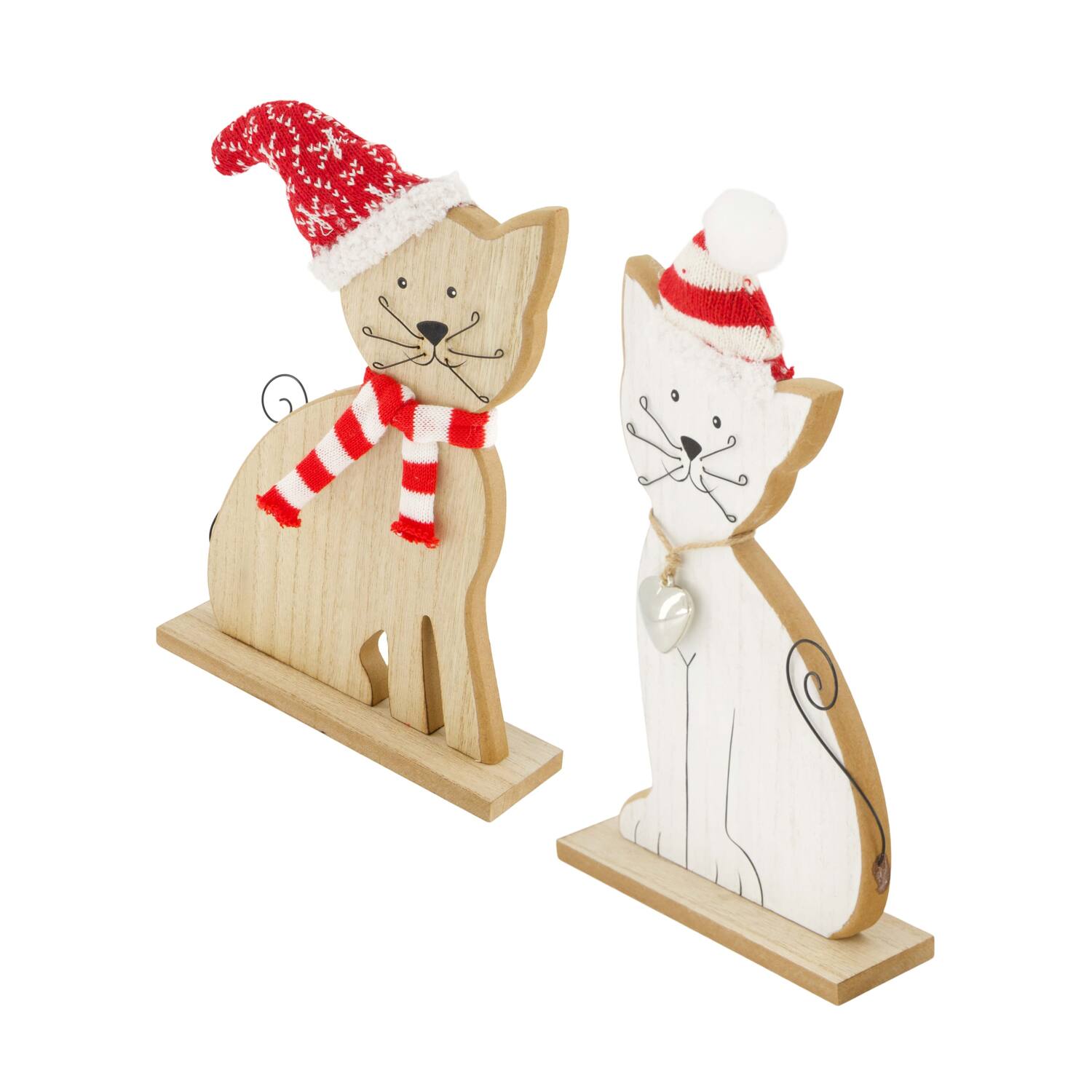 Figurine cat mdf 18x5x29cm A/2 FSC 100%
