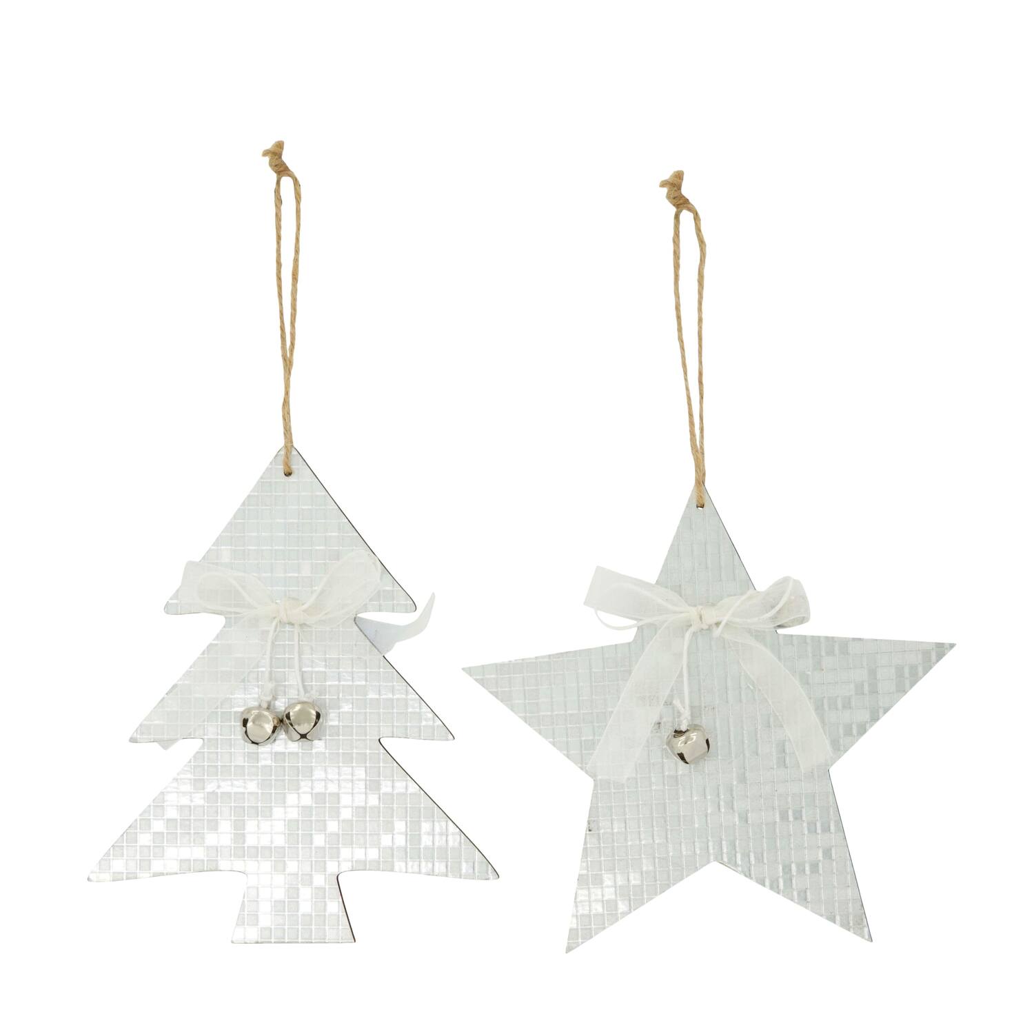 Hanger star tree plywood 15x0.3x15cm A/2 FSC 100%