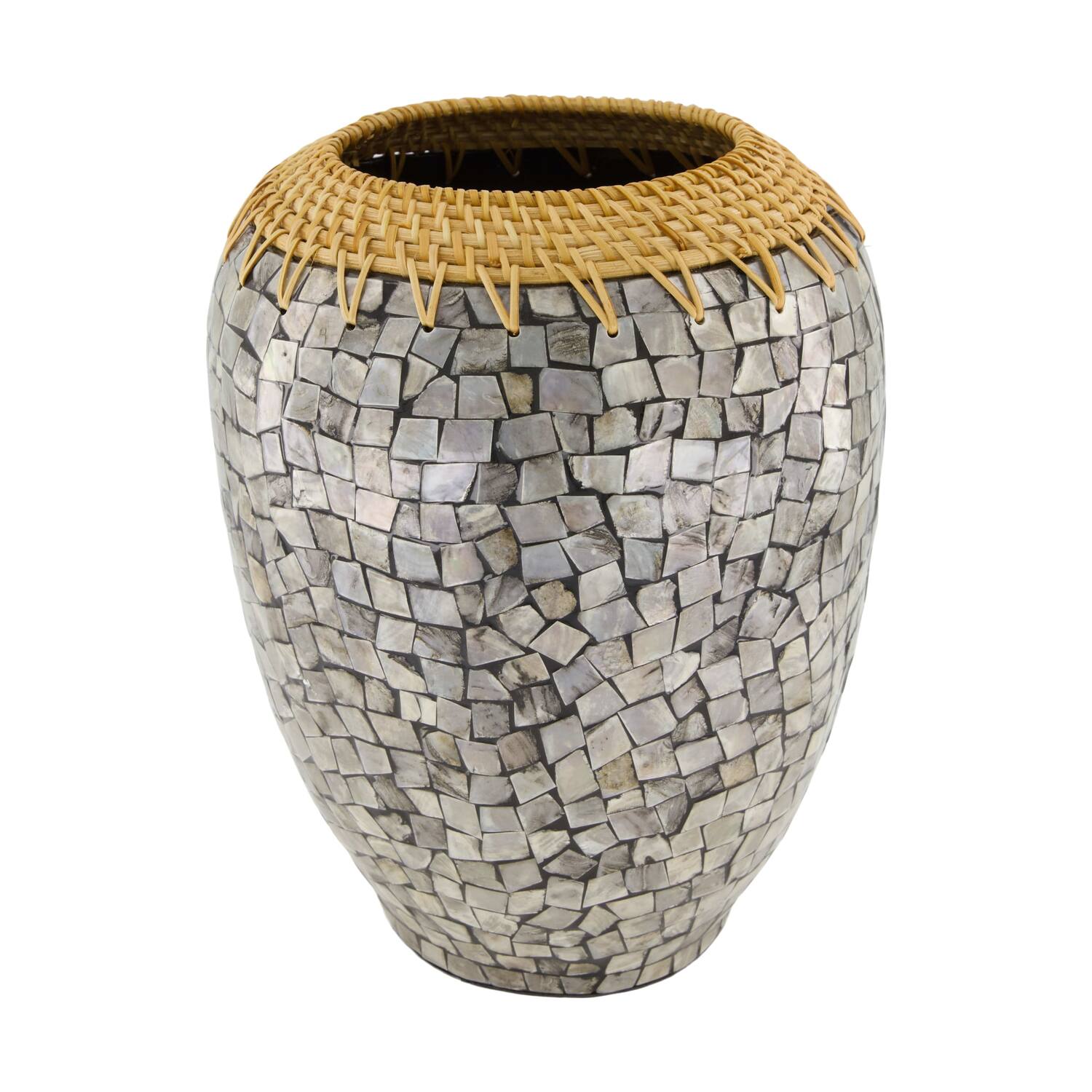 Vase rattan 23x23x30cm FSC 100%