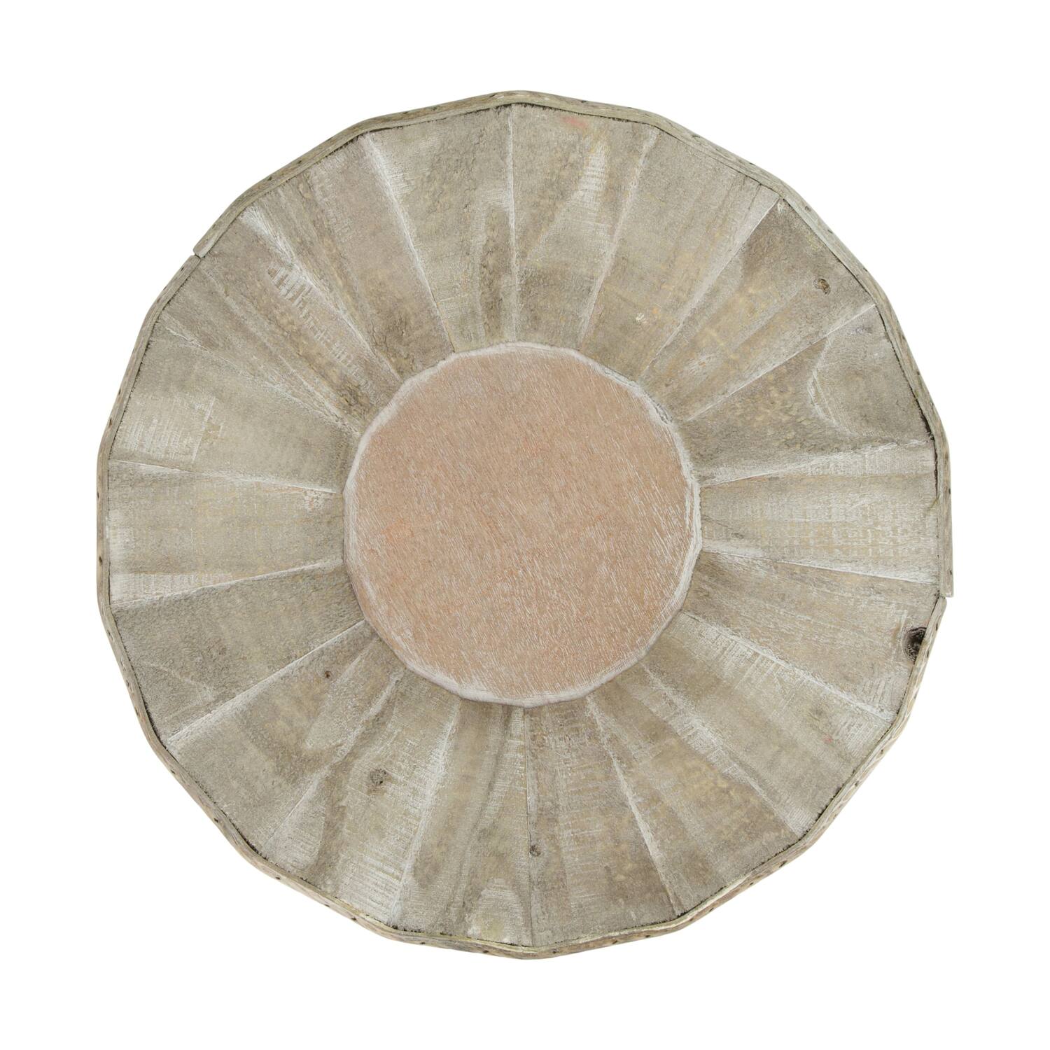 Plate round pine wood 29x29x5cm FSC 100%