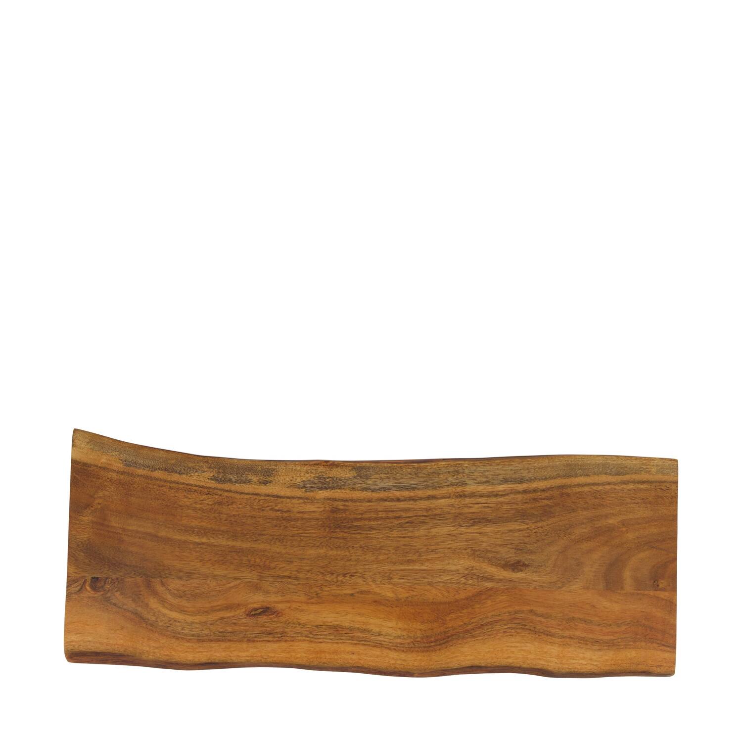 Plate rectangular acacia wood on feet 56x21x5cm FSC 100% - Natural