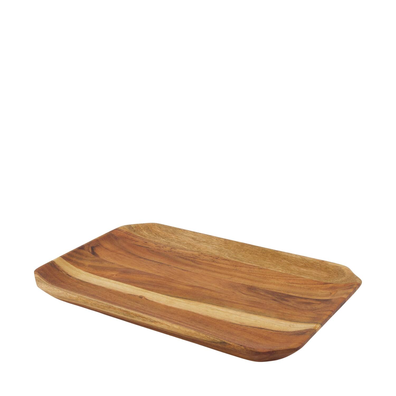 Plate rectangular acacia wood 31x21.5x2cm FSC 100%