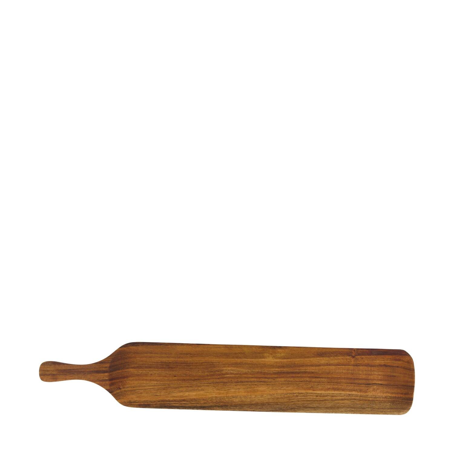 Tray acacia wood with handle 58x10x1.5cm FSC 100%