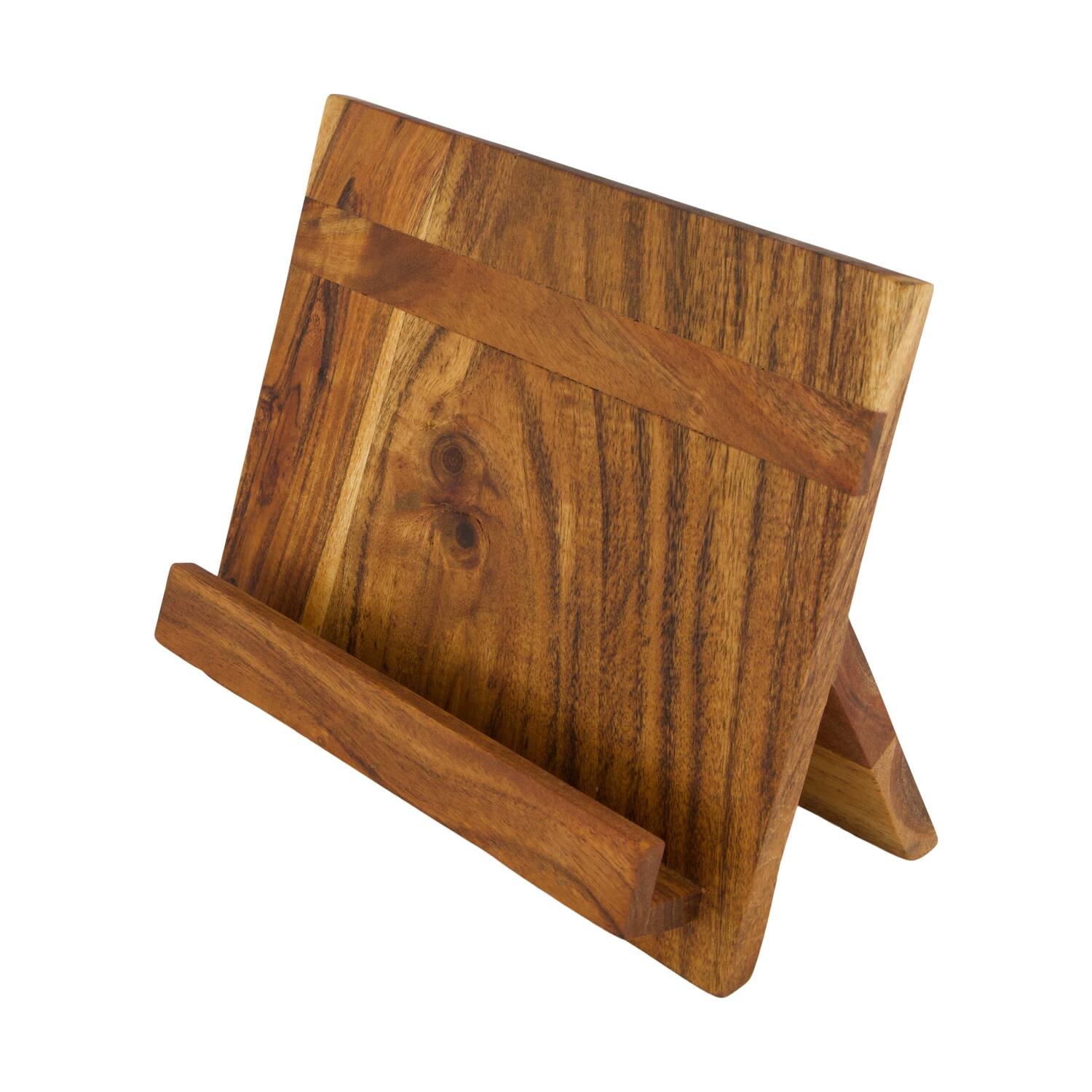 Magazine holder rectangular acacia wood 26x14x23cm FSC 100% - Natural