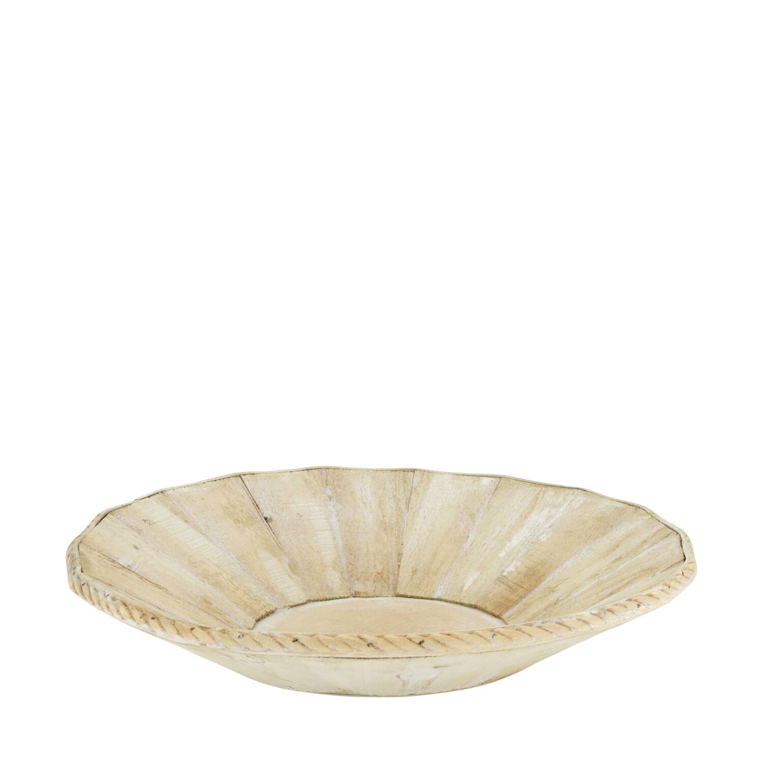 Plate round pine wood 29x29x5cm FSC 100%